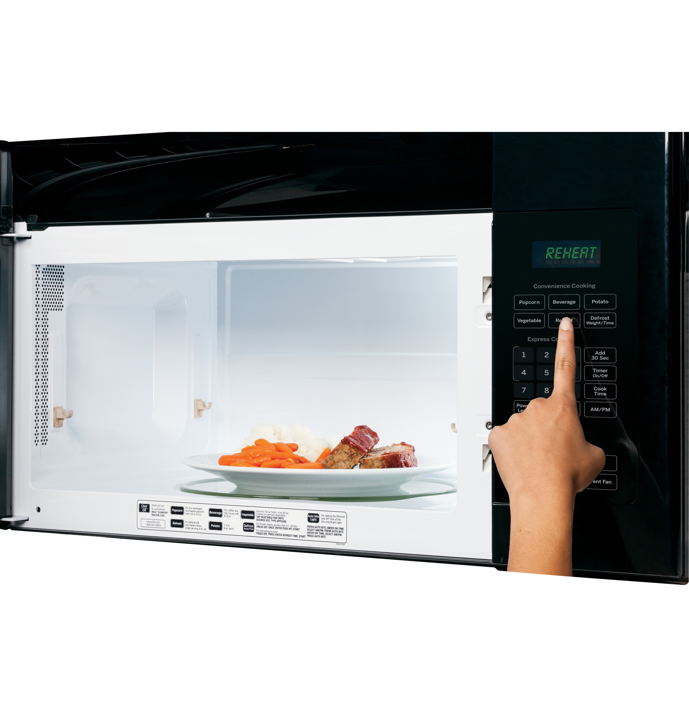 GE 0.7 cu. ft. Small Countertop Microwave in Stainless Steel JES1072SHSS -  The Home Depot