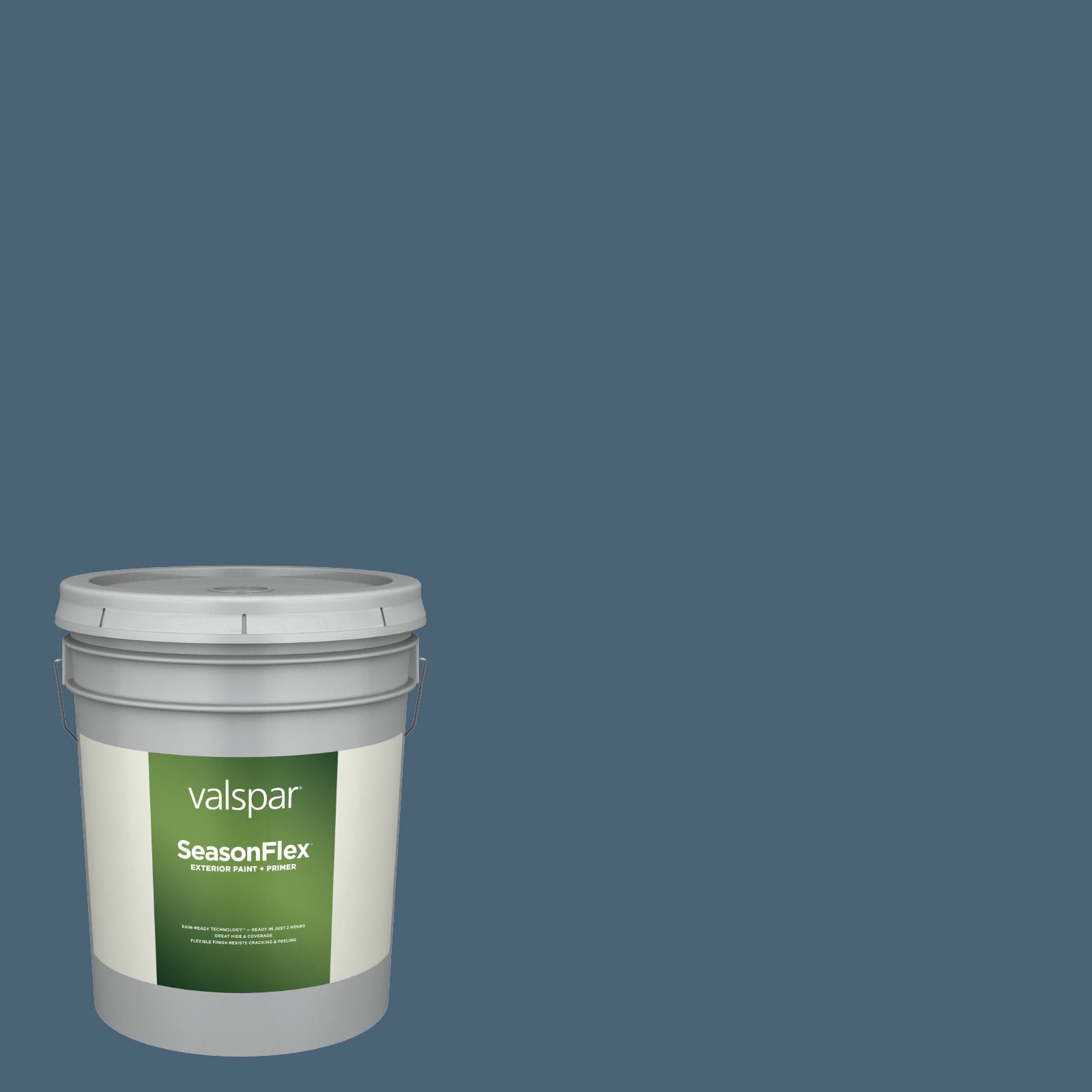 Valspar SeasonFlex Semi-gloss Deep Twilight Blue 4007-6c Latex Exterior  Paint + Primer (5-Gallon) in the Exterior Paint department at