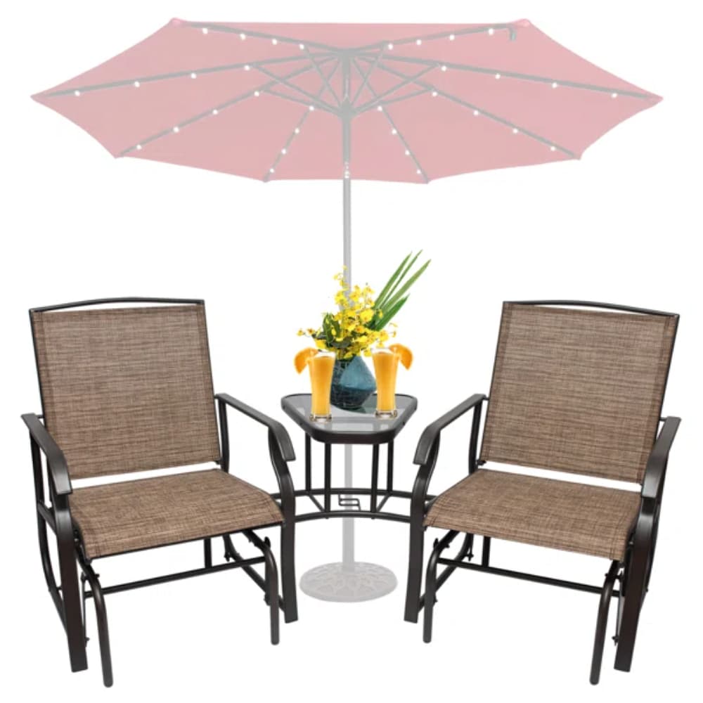 Tranquilo Depot TD912-1T-2B-2ST Patio Conversation Set