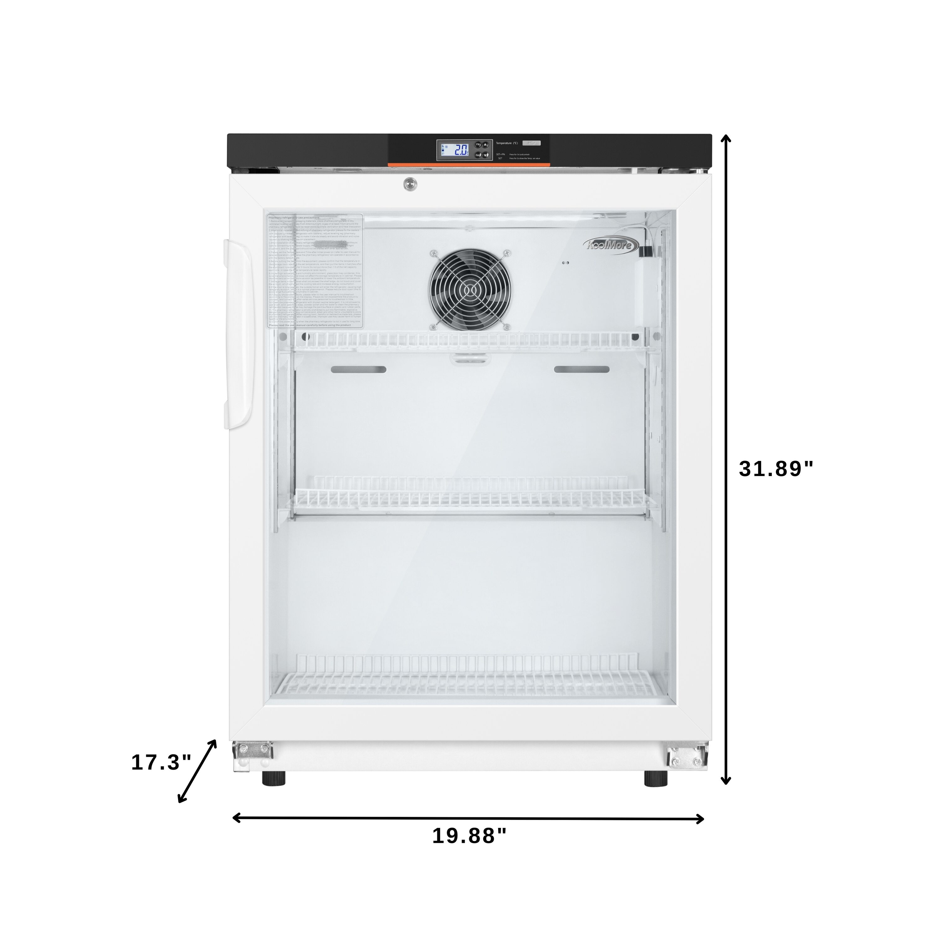 KoolMore LOW-KM-PHR-45C Commercial-Refrigerators - View #4