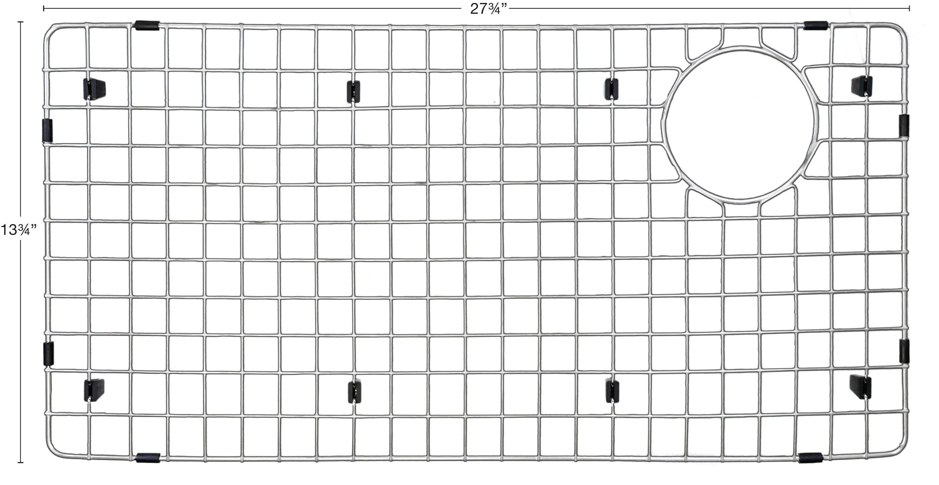 27.75" x 13.75" Stainless Steel Sink Bottom Grid