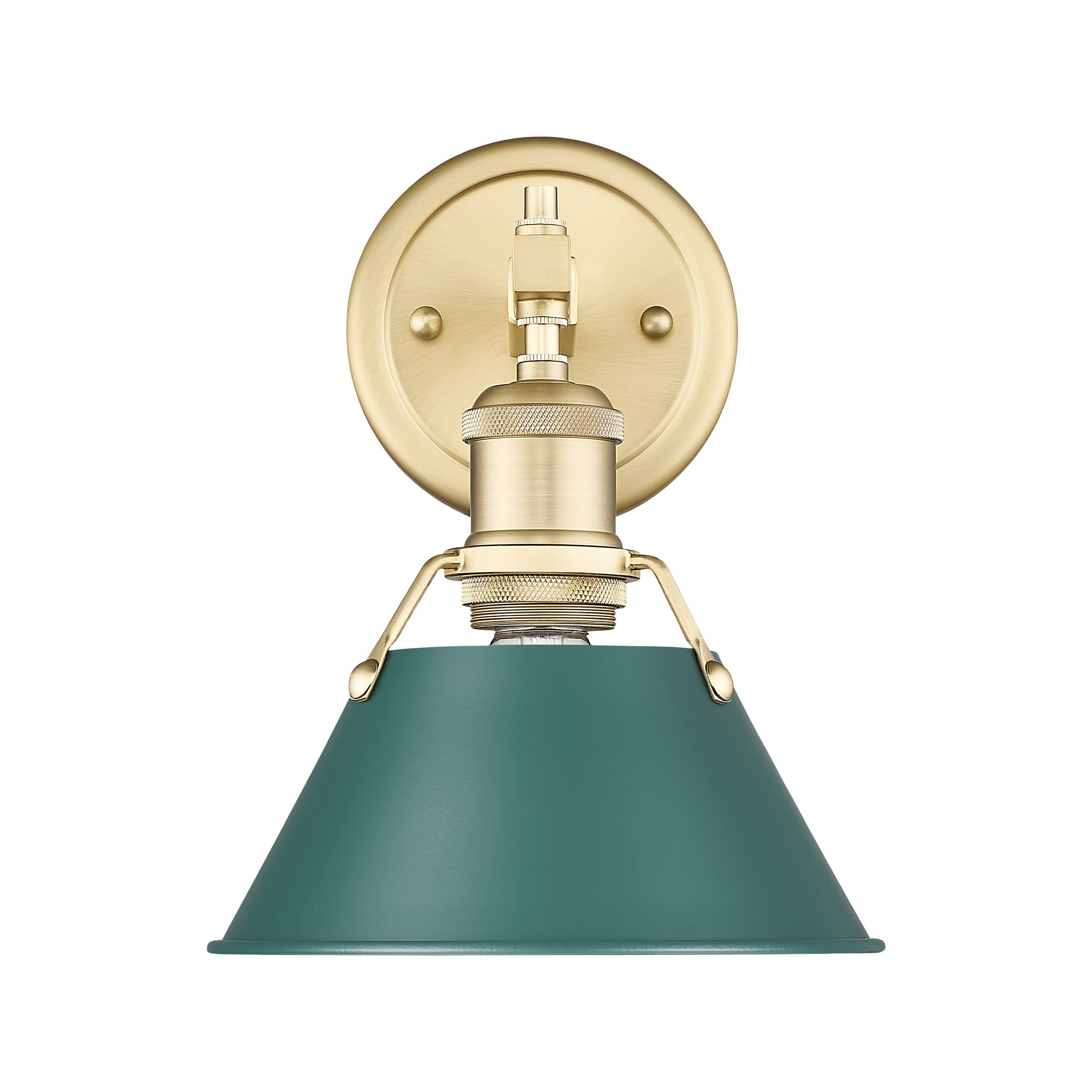 Golden Lighting 3306-BA1 BCB-GN Orwell 8.5-in 1 -Light Brushed Gold Transitional Vanity light