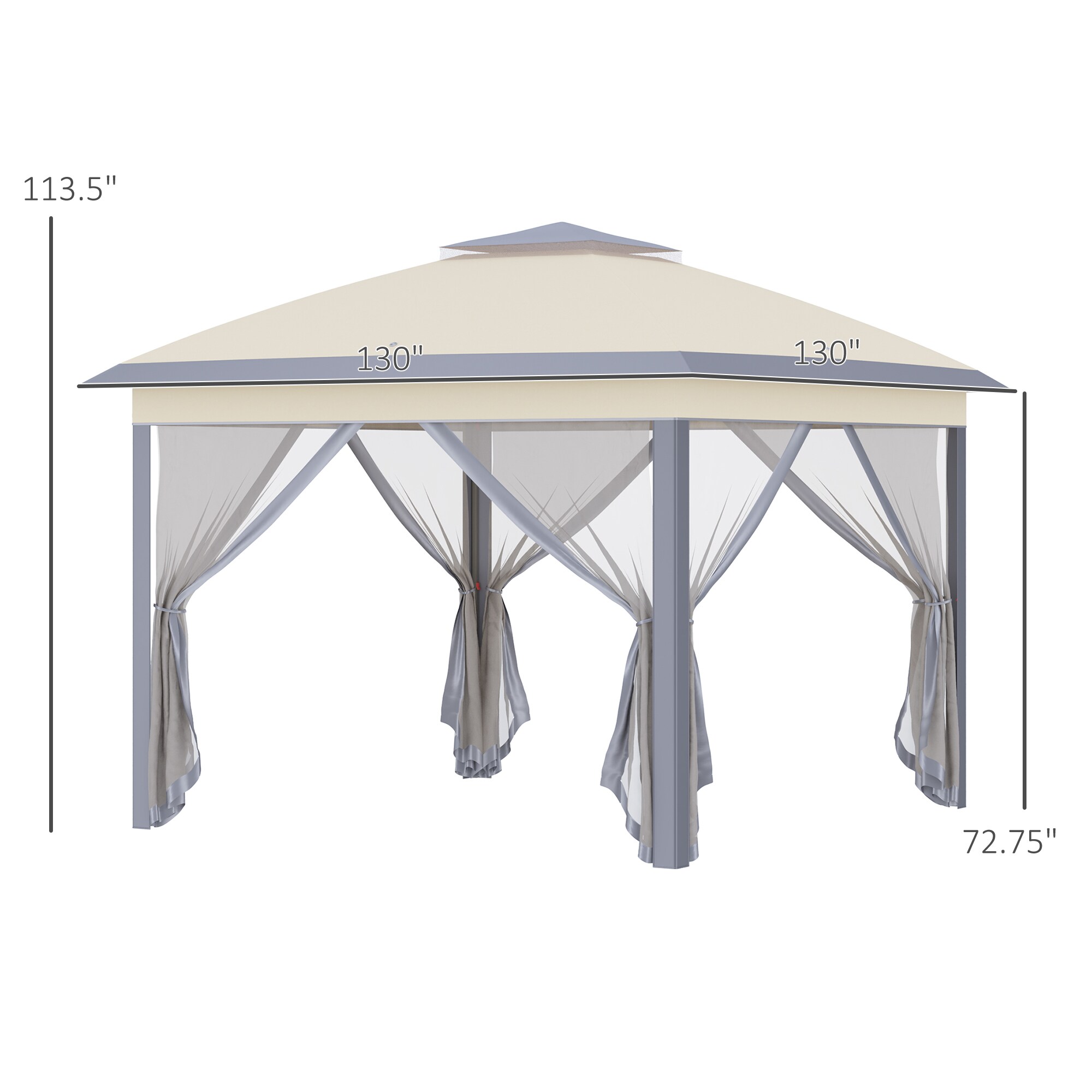 ToolCat BZ2-5-PW Wood-Resin-Gazebos - View #8