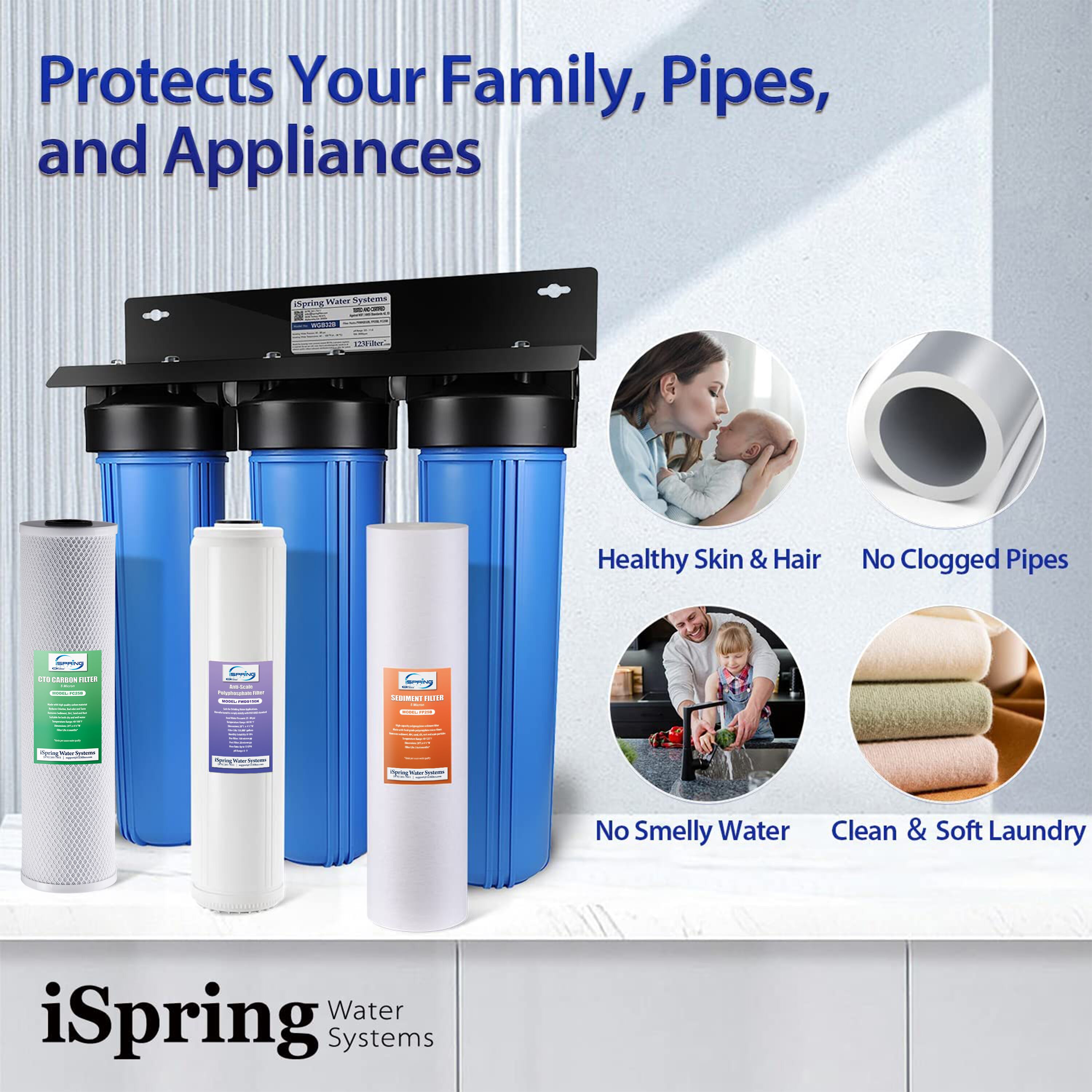 iSpring WGB32B-DS Whole-House-Filtration-Systems - View #5