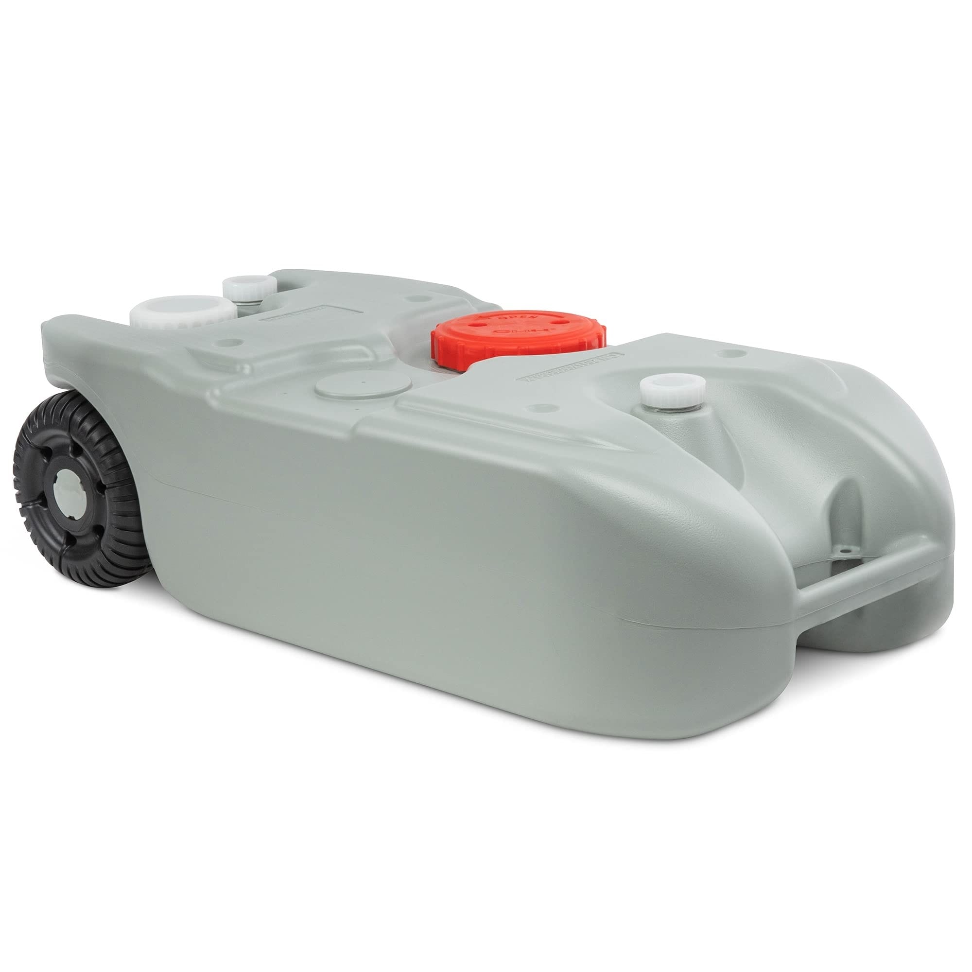 Hike Crew HCCHH560 RV 10.6 Gallon Portable Waste Tank  - Odorless Black and Grey RV Waste Tank W/Handle and Wheels