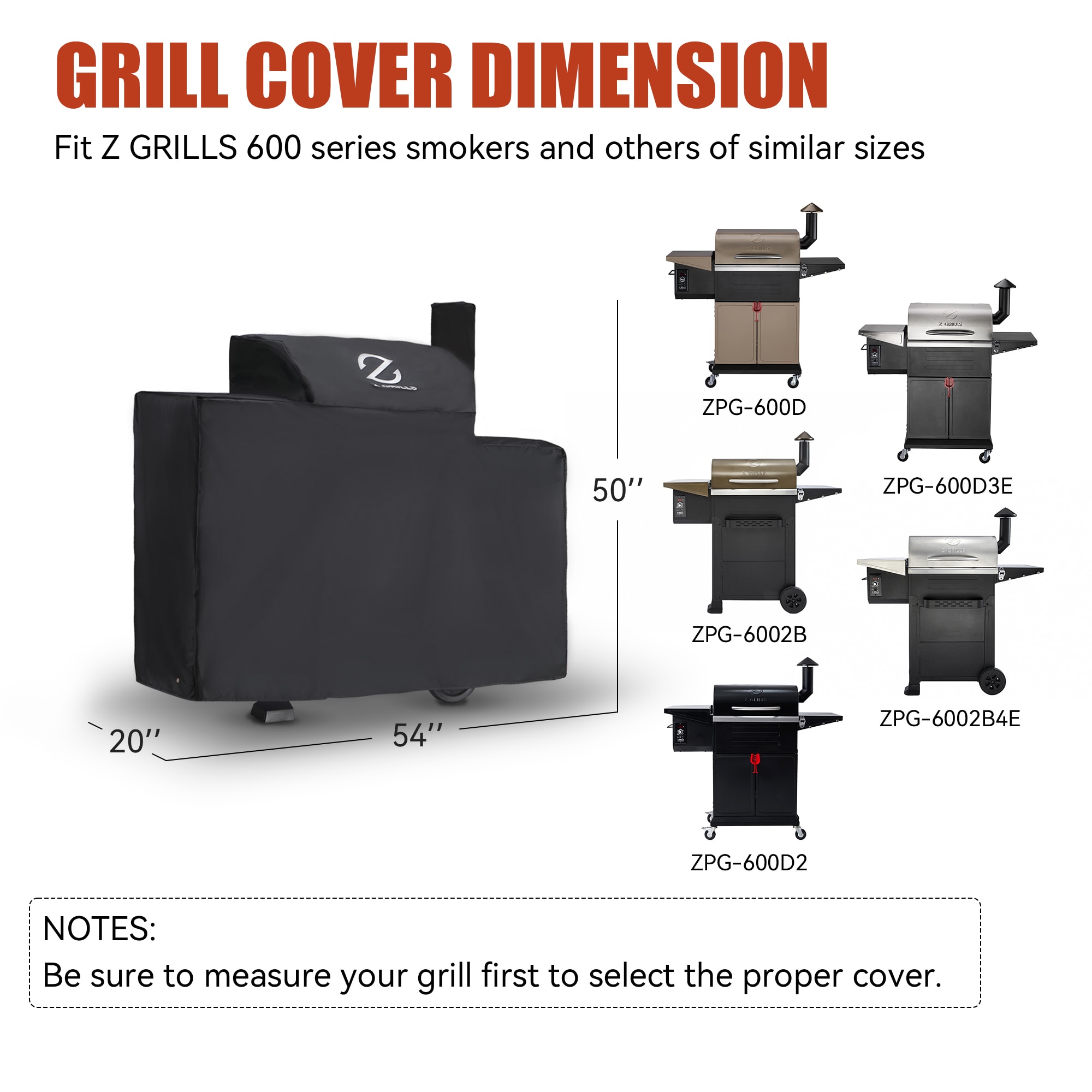 Z GRILLS AS600S0142 Grill-Covers - View #2