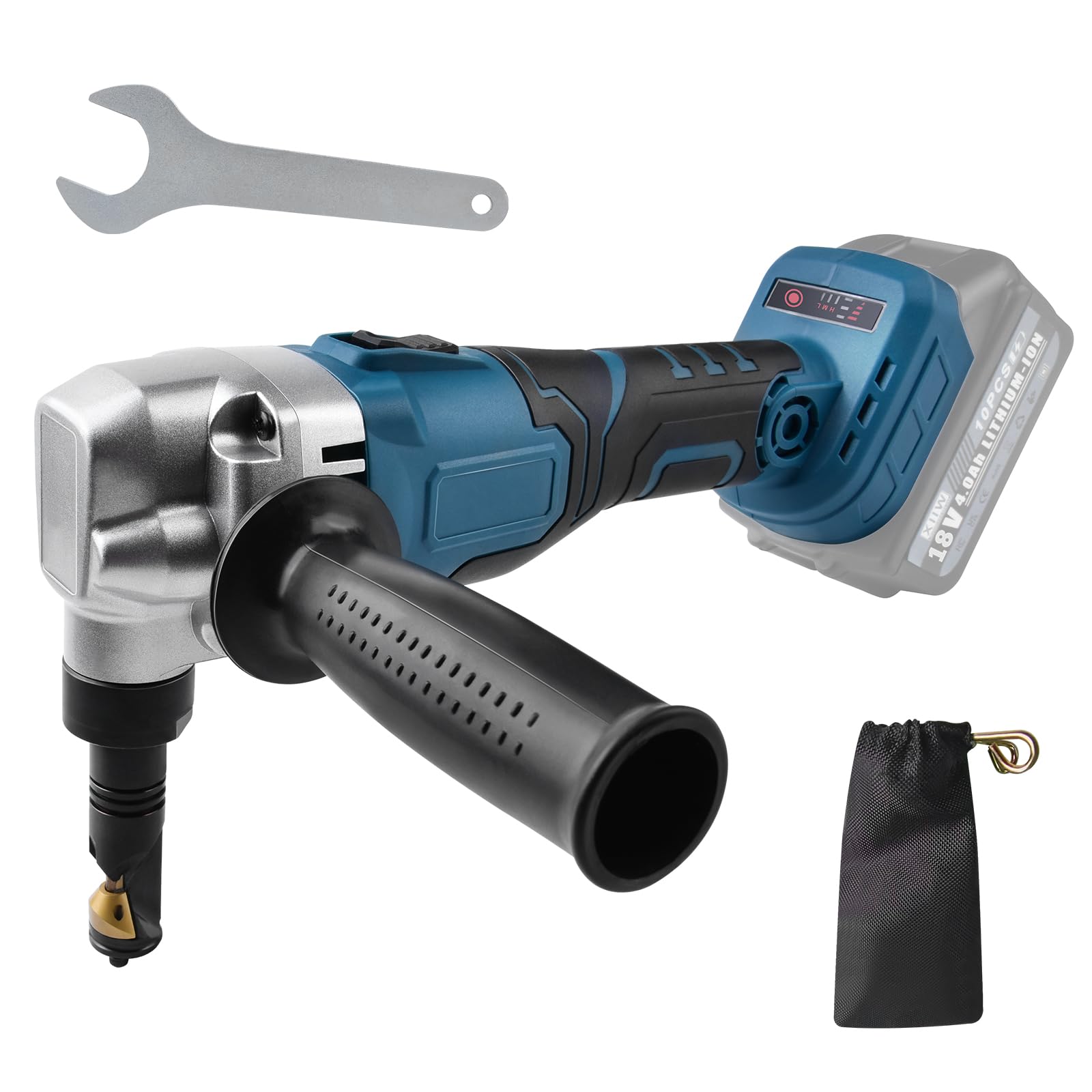 Linder Group Inc Cordless Sheet Metal Nibbler Tool 3 Speed Adjustable ...