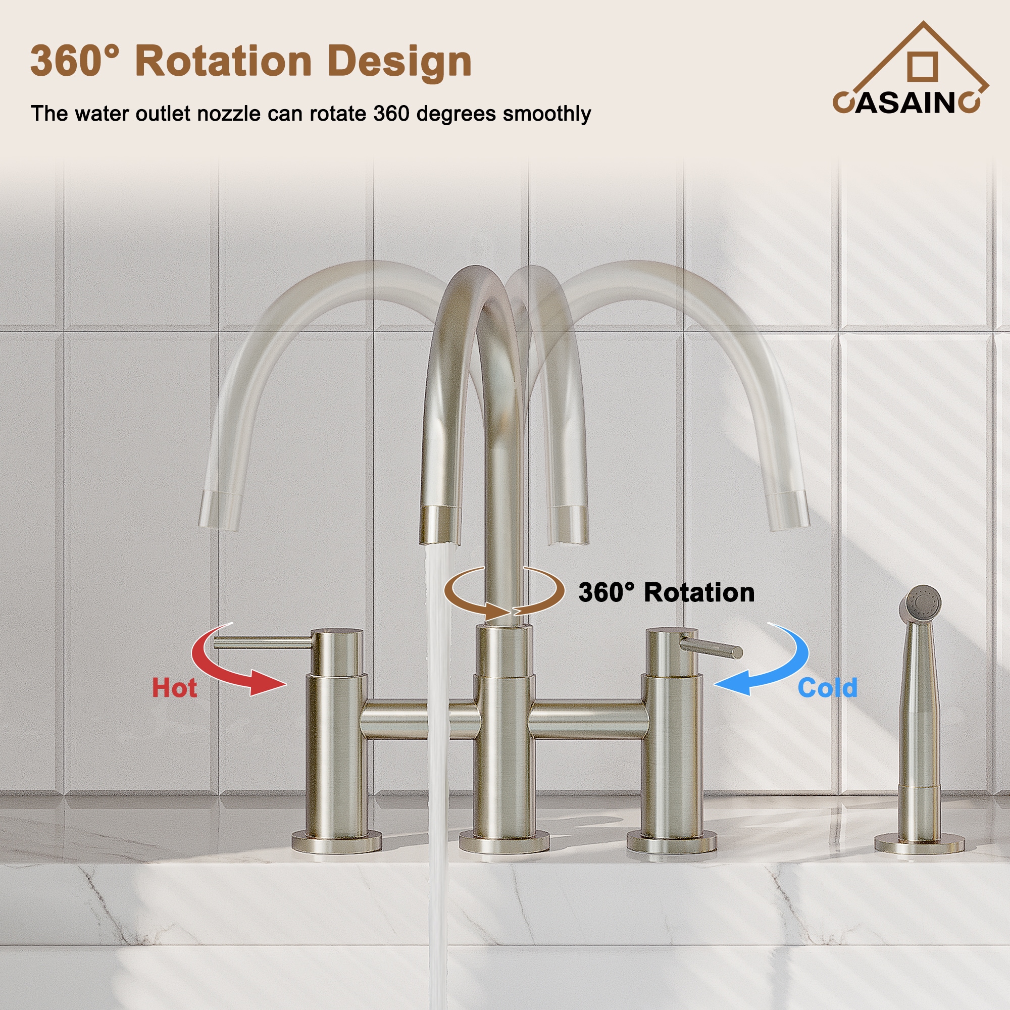 CASAINC CASA02GP14NS Kitchen-Faucets - View #9