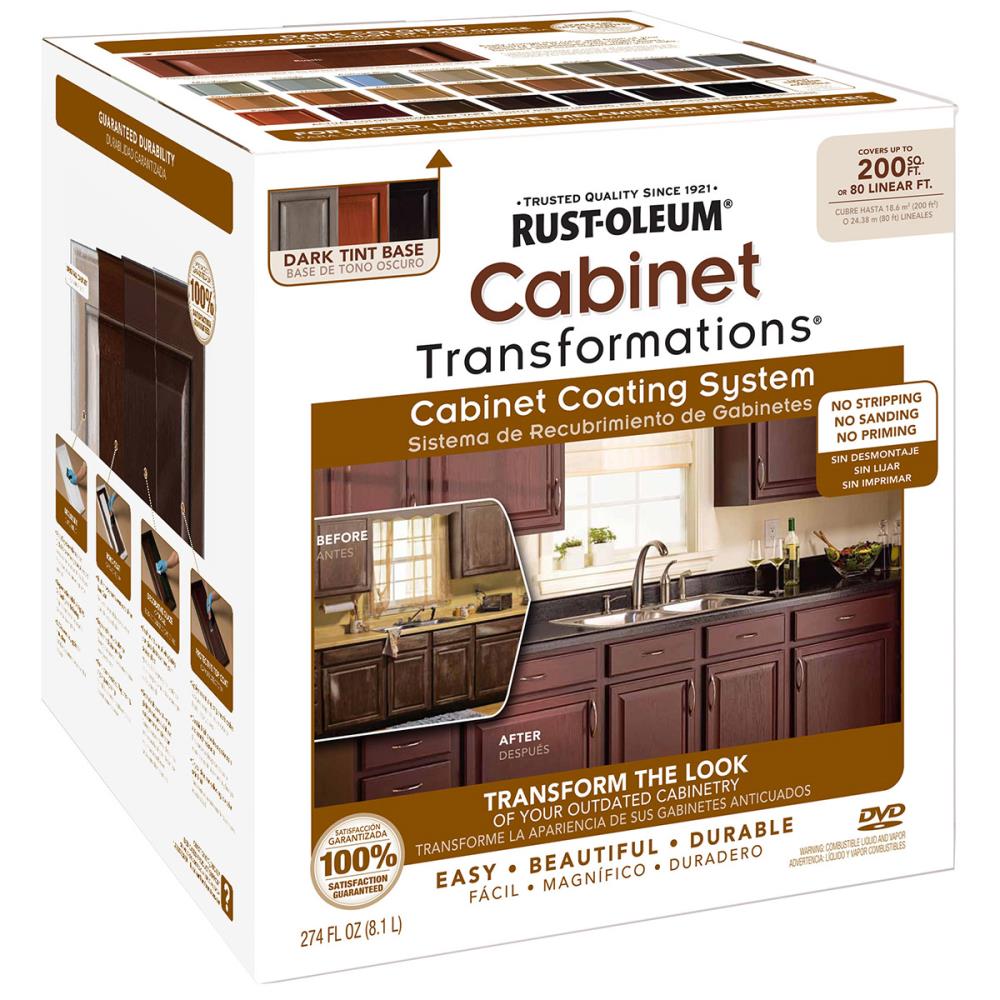 Rust-Oleum+258240+Dark+Tint+Base+Cabinet+Transformations+Kit+Small for sale  online