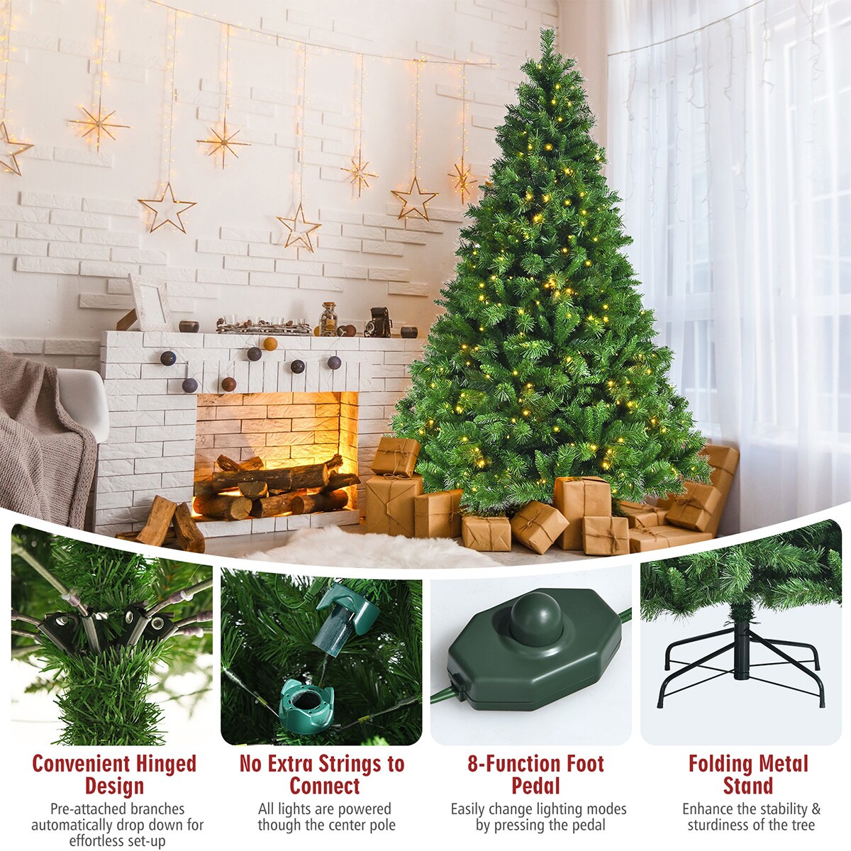 Forclover HYFASDCM47 Artificial-Christmas-Trees - View #6
