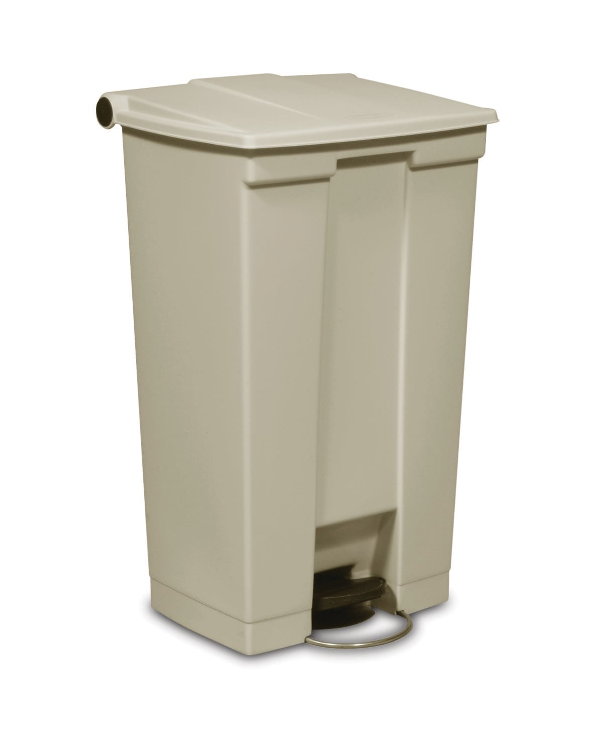 Rubbermaid Commercial Products Legacy 23-Gallons Beige Plastic Kitchen Trash  Can with Lid in the Trash Cans department at