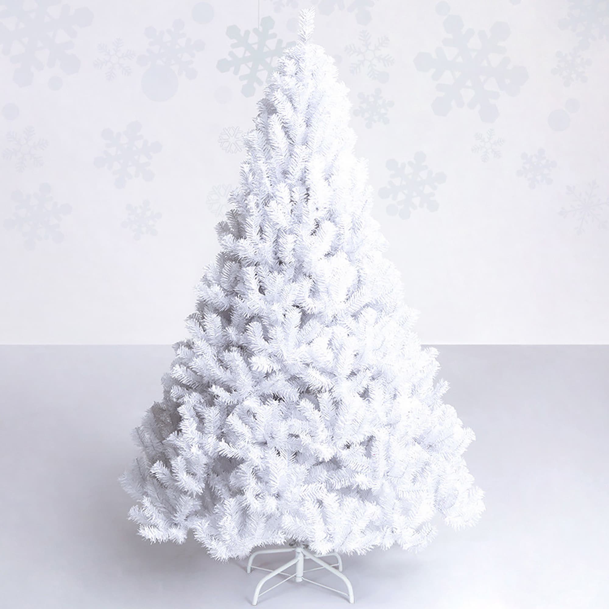Costway CM19734 5.9-ft Flocked White Artificial Christmas Tree