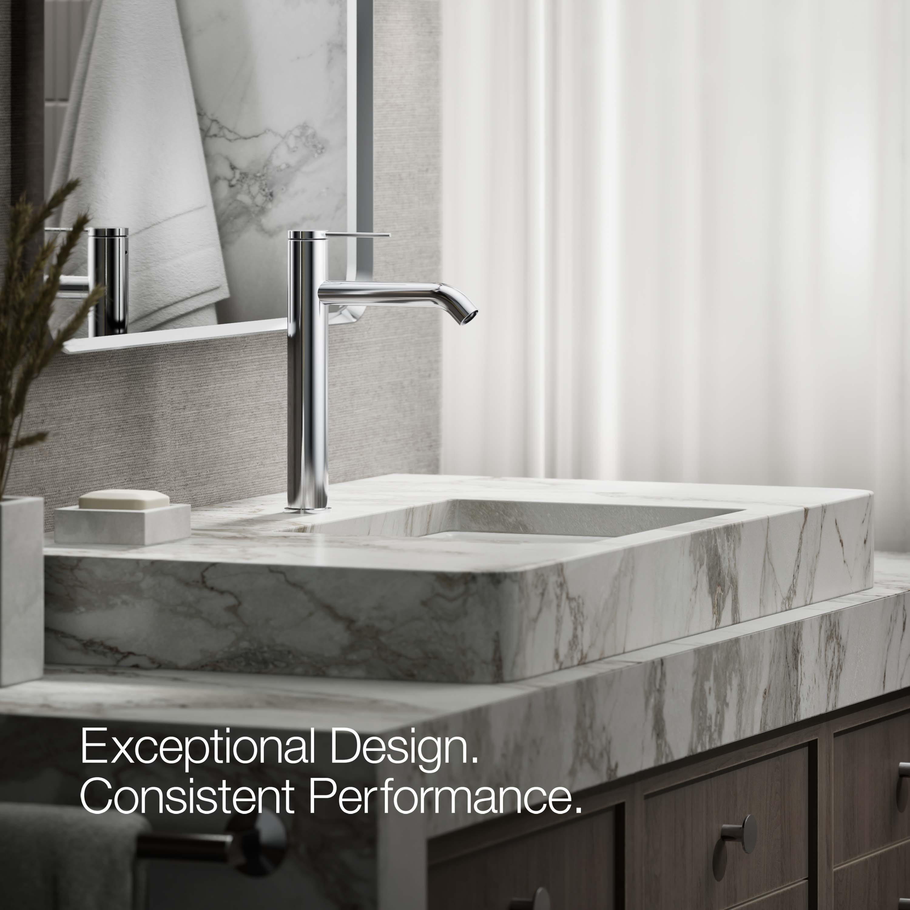 KOHLER K-77959-4A-CP Lavatory-Faucets - View #3