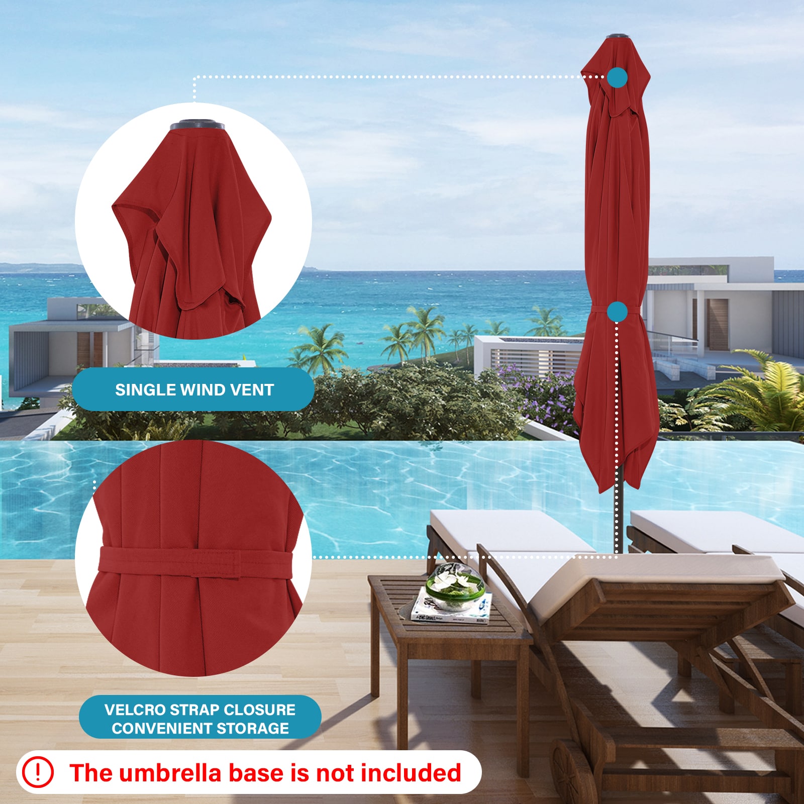 Serwall RE-8.5RD-SR Umbrellas-2 - View #8