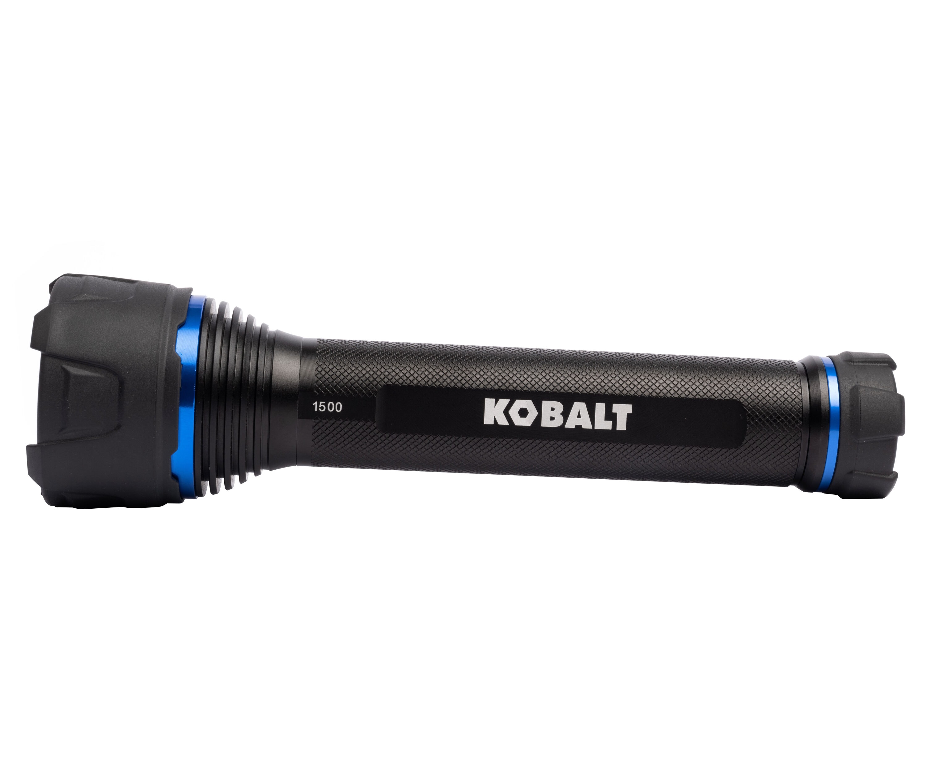 Waterproof (AA at Spotlight Virtually Battery Included) Kobalt Flashlight Flashlights department 1500-Lumen the Indestructible LED Modes in 3