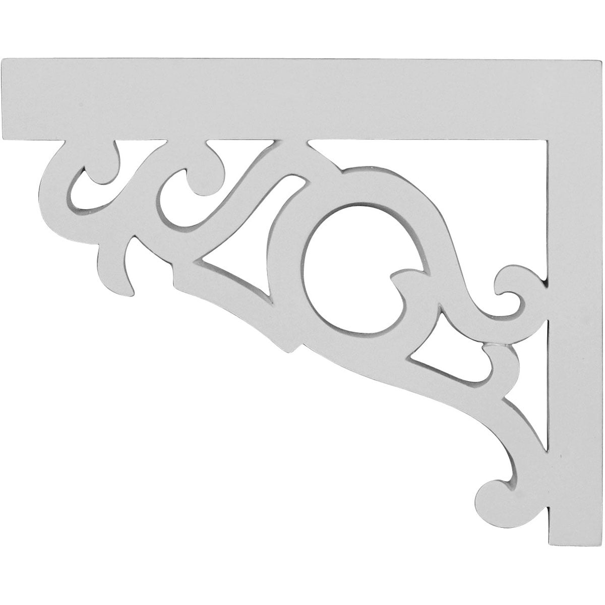 Ekena Millwork SB09X07VI-L Victorian 8.75-Inches W x 7.125-Inches H Primed Applique