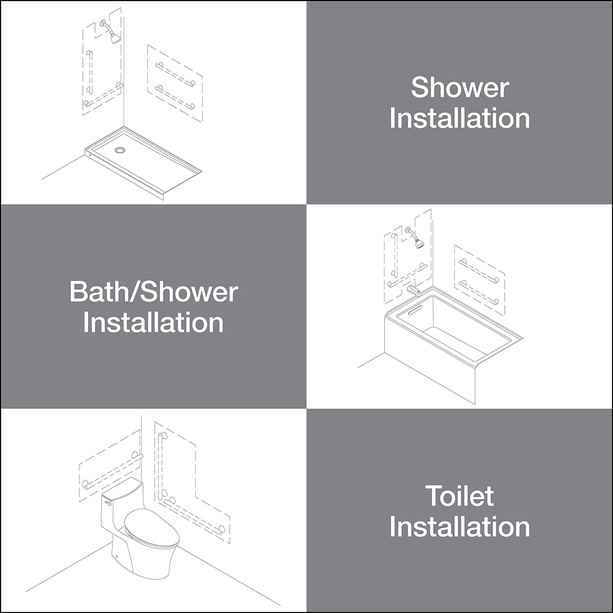 KOHLER R30196-BN Grab-Bars - View #4
