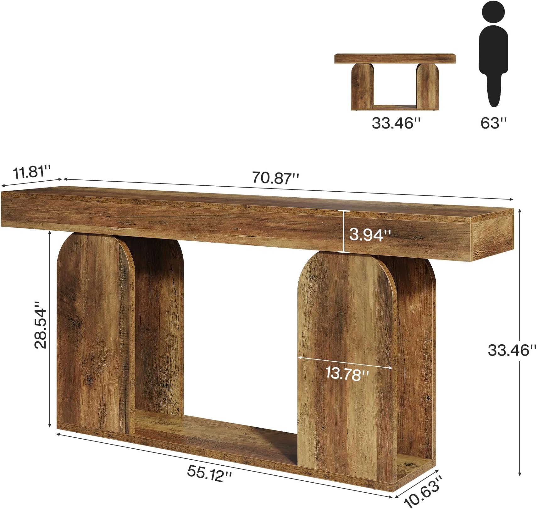 Blisstyle CT133 Console-Sofa-Tables - View #6