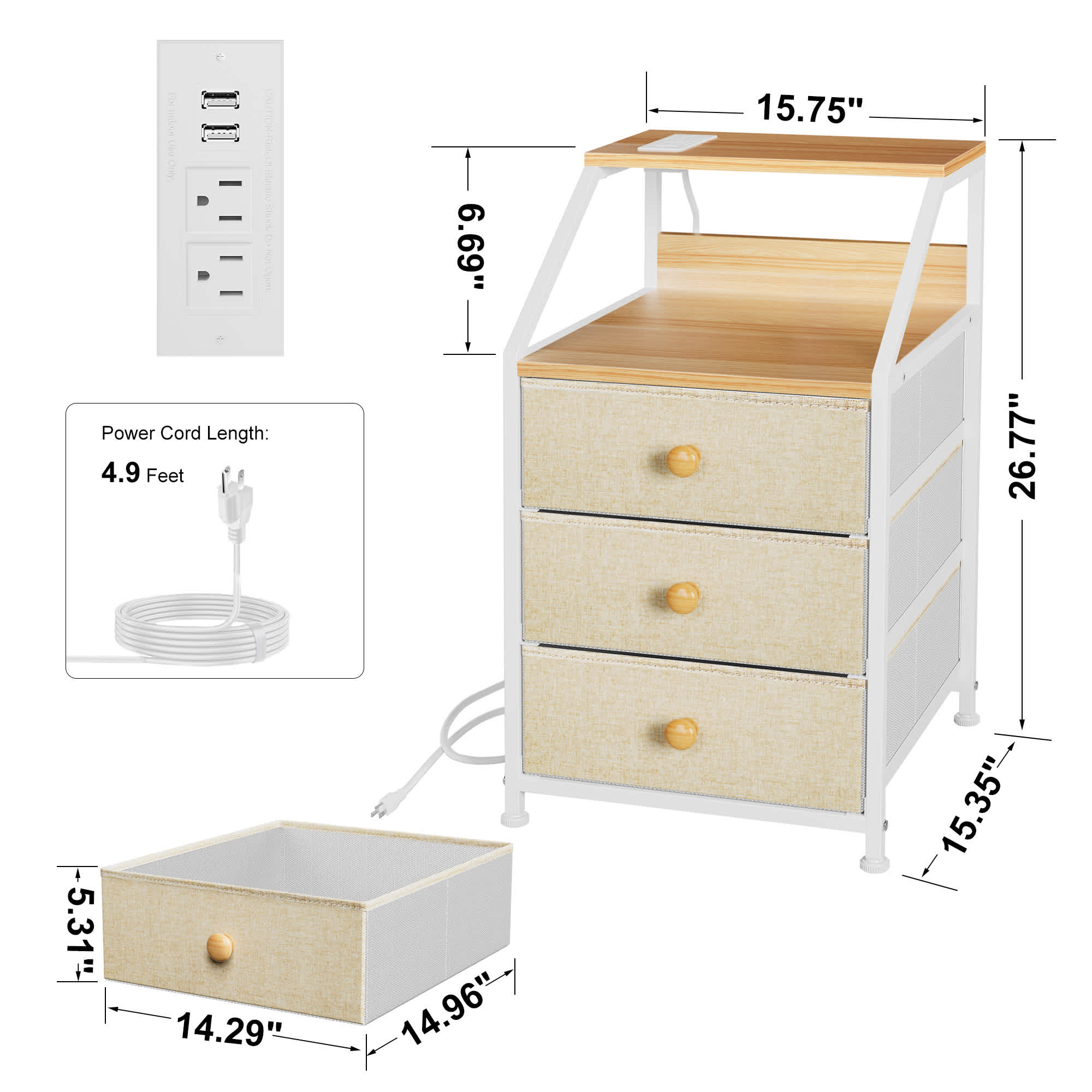 REAHOME 322427 nightstands - View #2