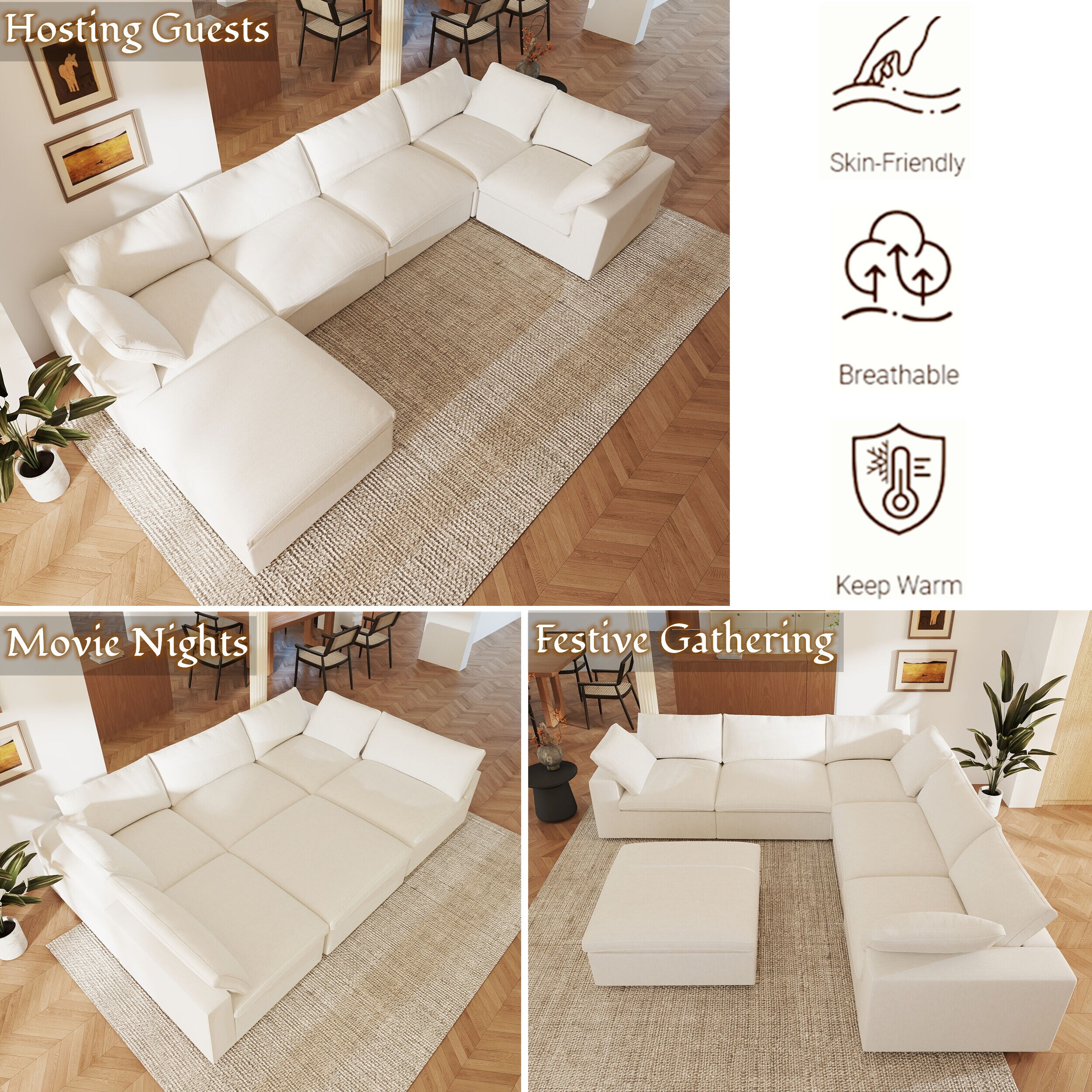 BuotiqHom DH-C5+1-121WE Sofas-Loveseats - View #5