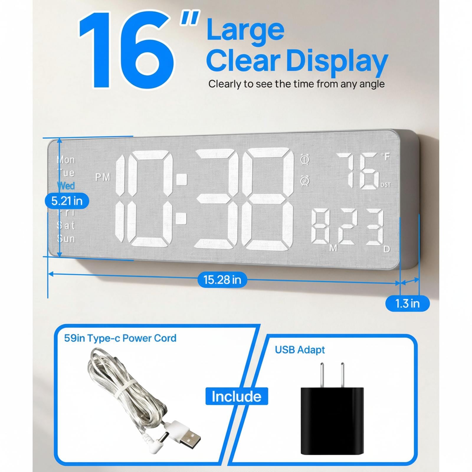 OMOMMD 5749848188734 Indoor-Outdoor-Clocks - View #2