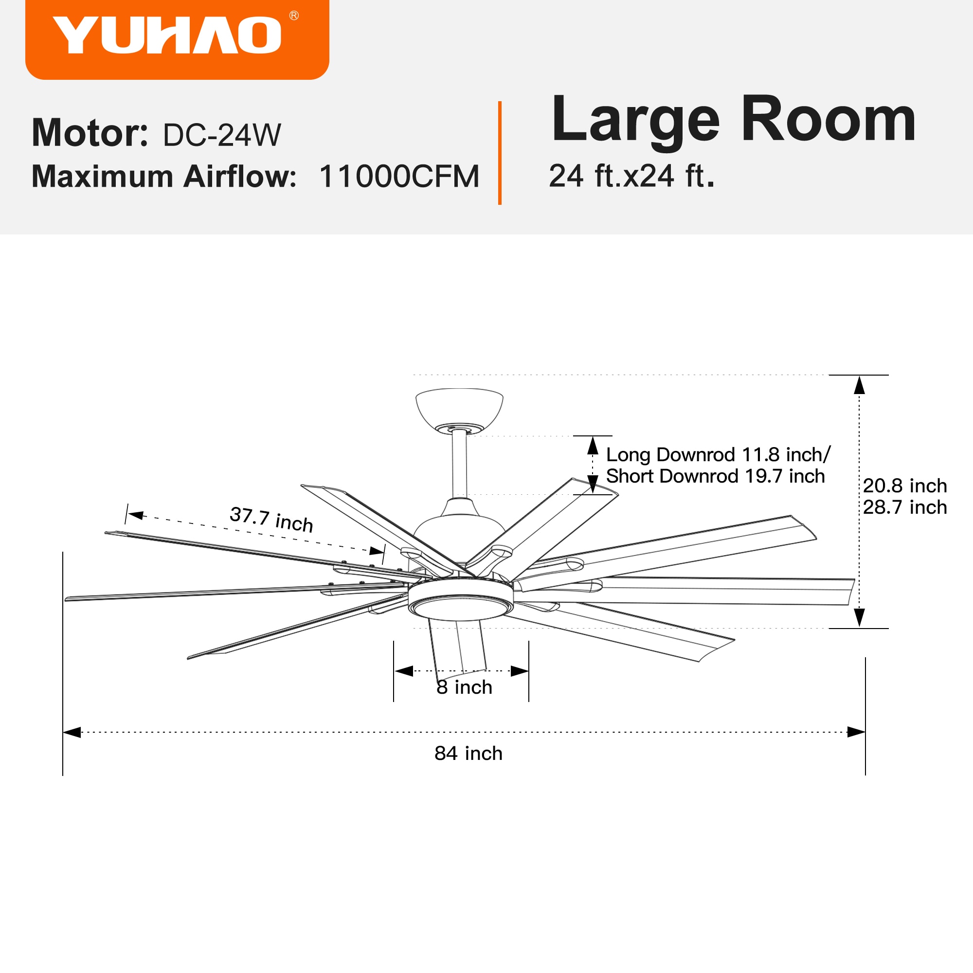 Yardreeze DJDO2609 Ceiling-Fans - View #9
