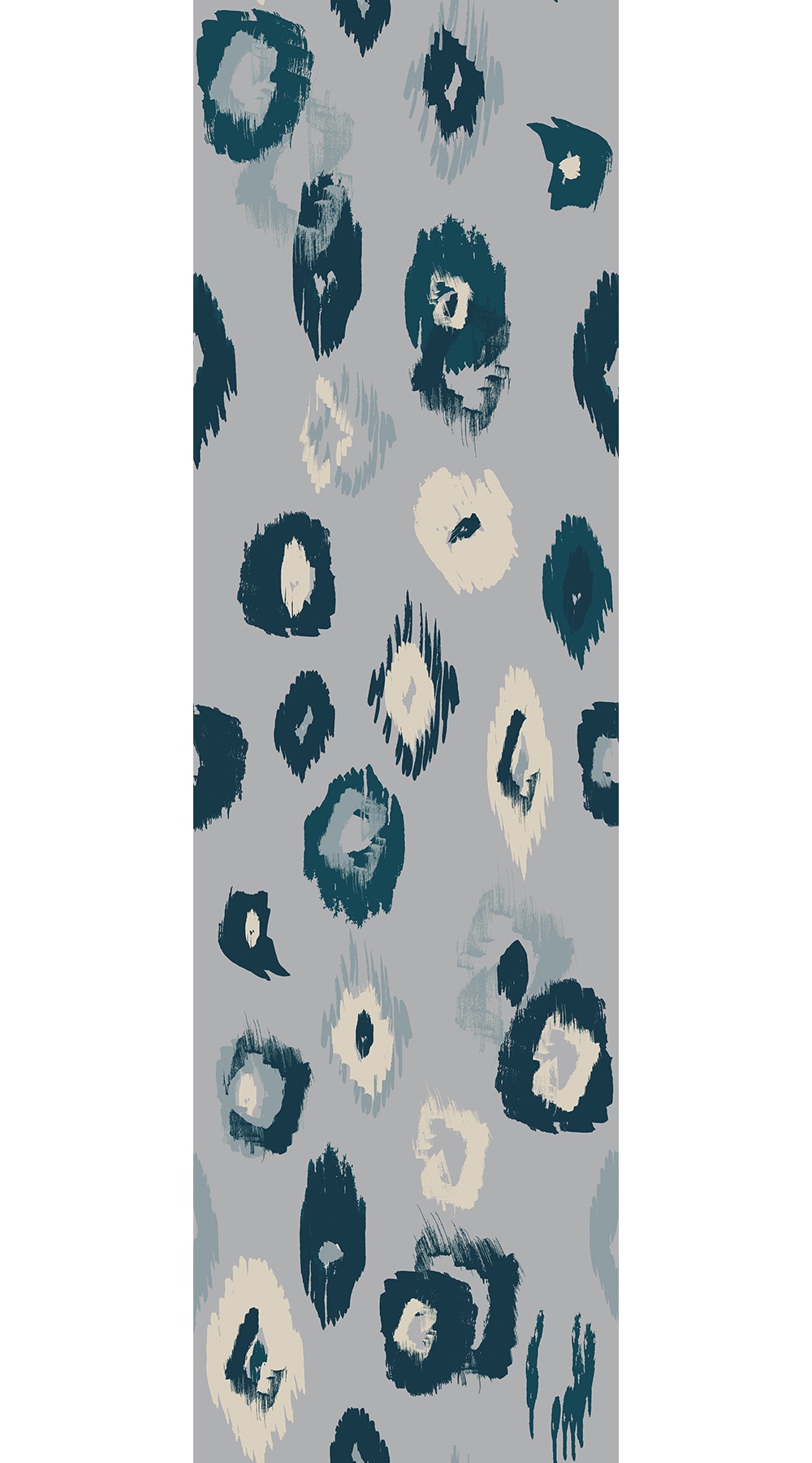ohpopsi WLD53120W Amara Blue Animal Ikat Wallpaper
