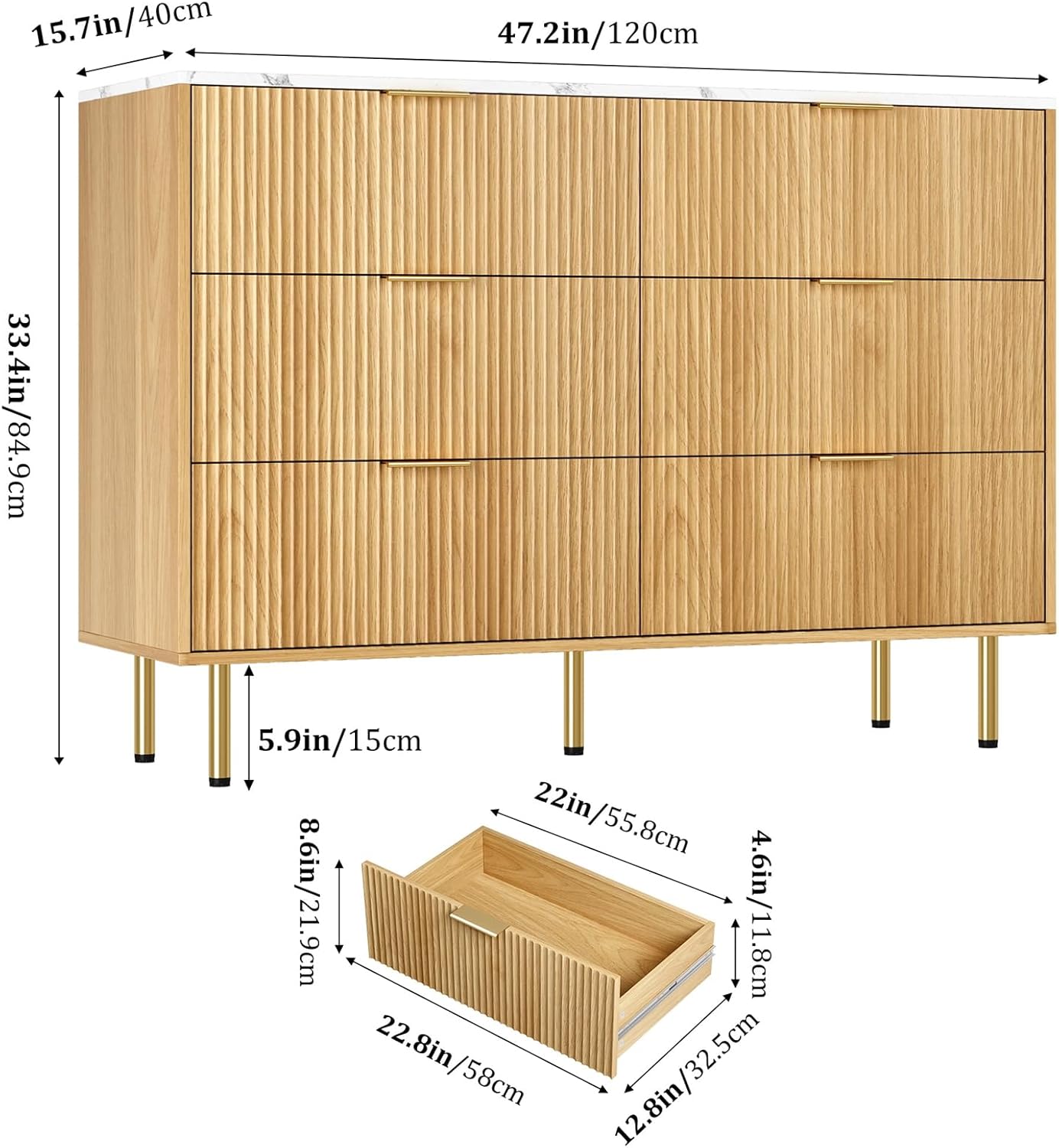 Qeetex LHF-DG-PHO-33FG5M38 dressers - View #2