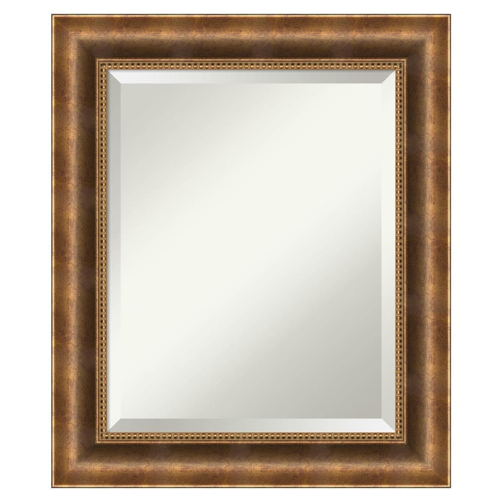 Amanti Art DSW3942018 Manhattan 21.38-Inches x 25.38-Inches Framed Rectangle Bathroom Vanity Mirror ( Burnished Bronze )