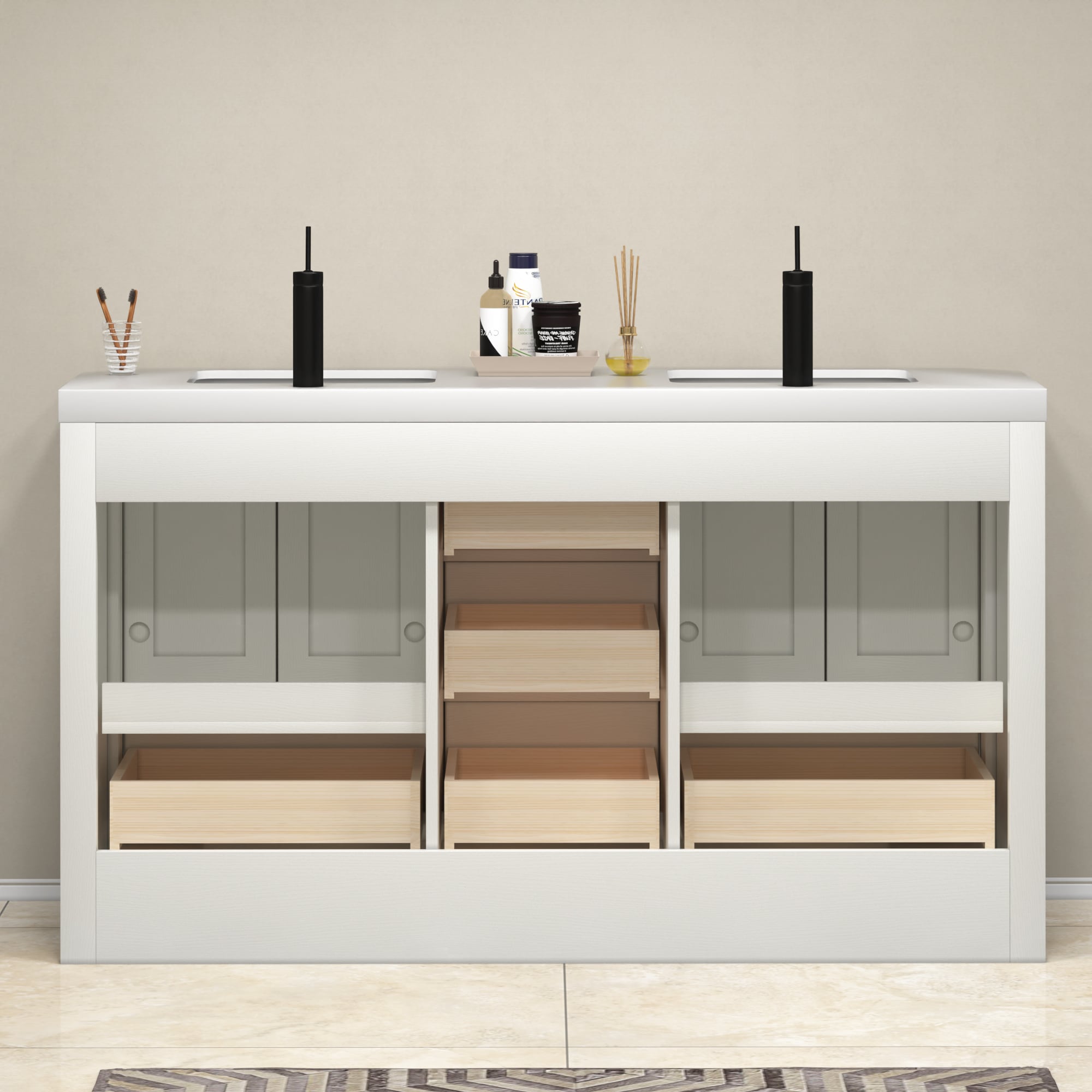 BV Better Vanity VIV60D-WH Bath-Vanity-Combo - View #8