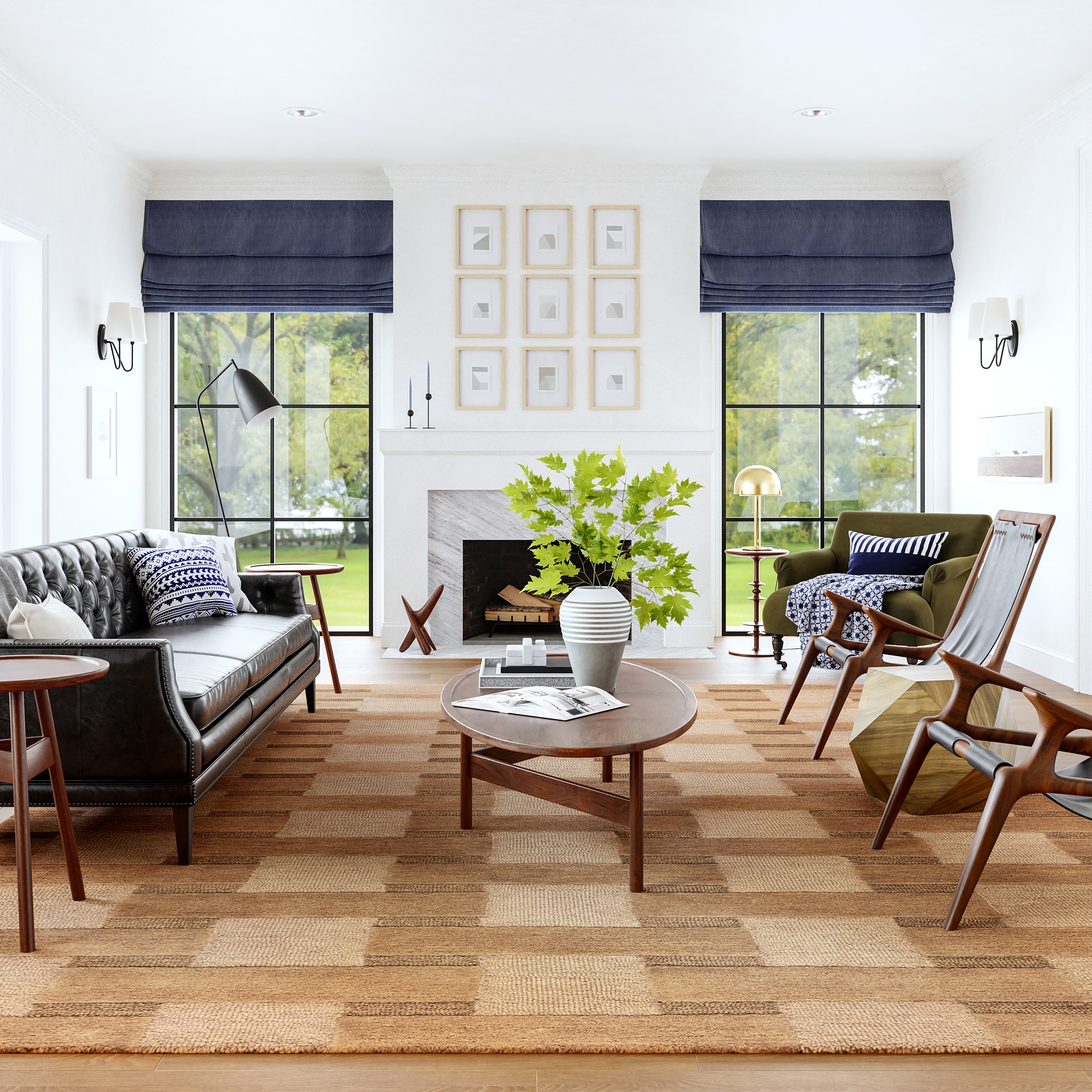 nuLOOM 200MTIM04A-305 Remy Crosshatch Wool 3ft. x 5ft. Brown Area Rug