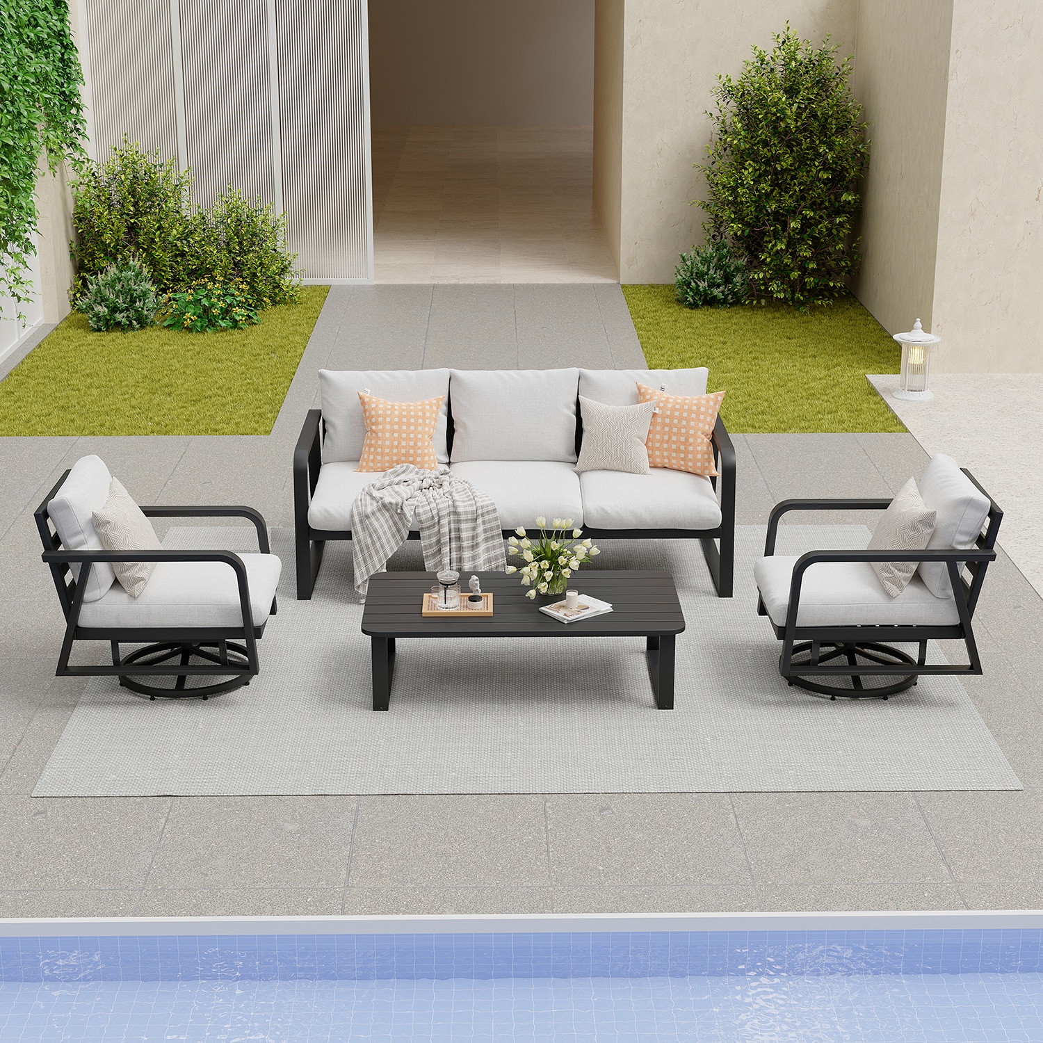 GZMR GZ-N704CS08 Patio-Conversation-Sets - View #3