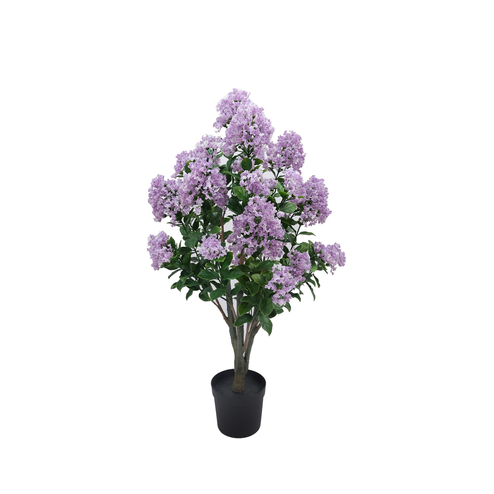 Naturae Decor - 25-in Purple Indoor Floor Crape myrtle Artificial Flower