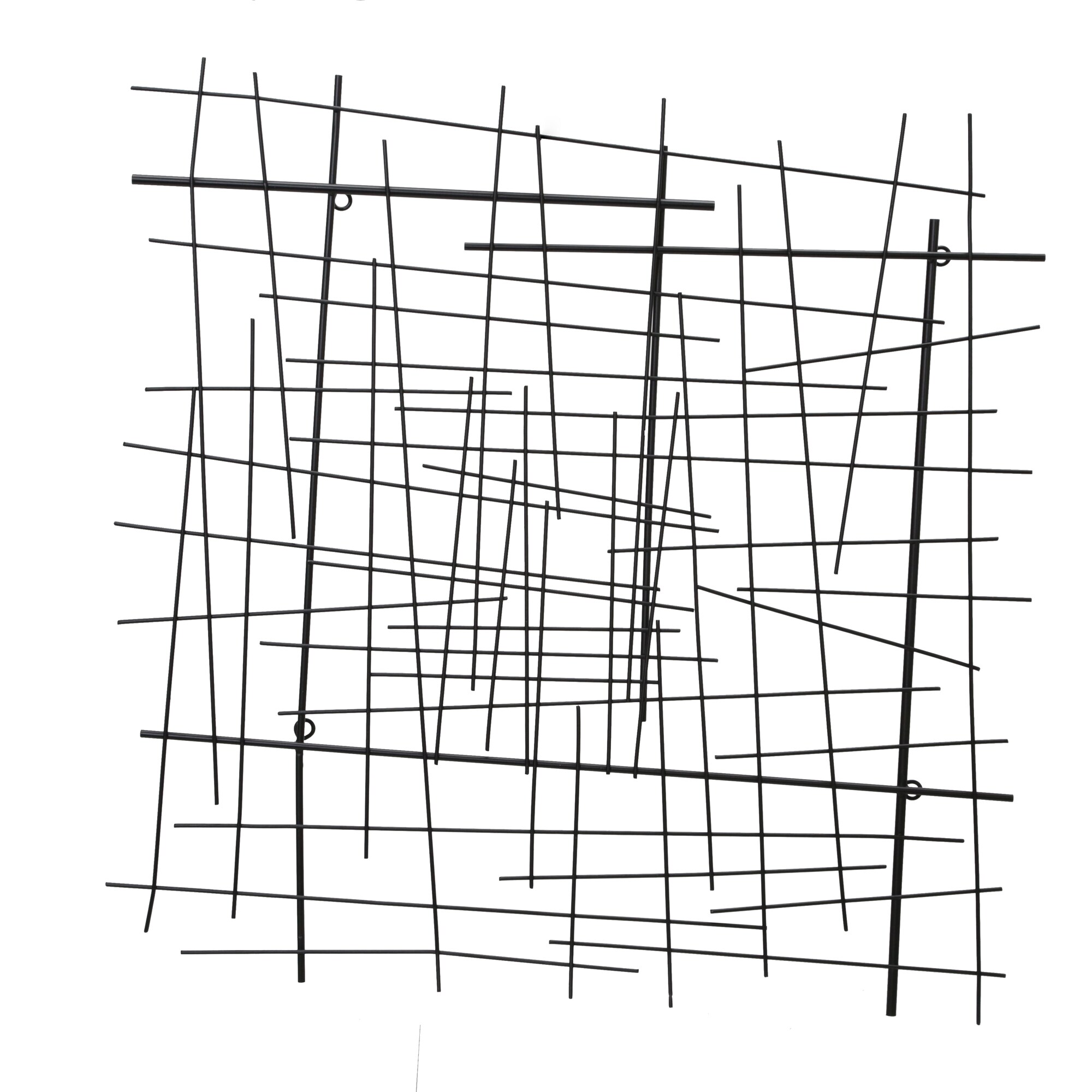 Sagebrook Home 15355-01 28-in W x 28-in H Metal Abstract and Geometric Abstract Wall Accent