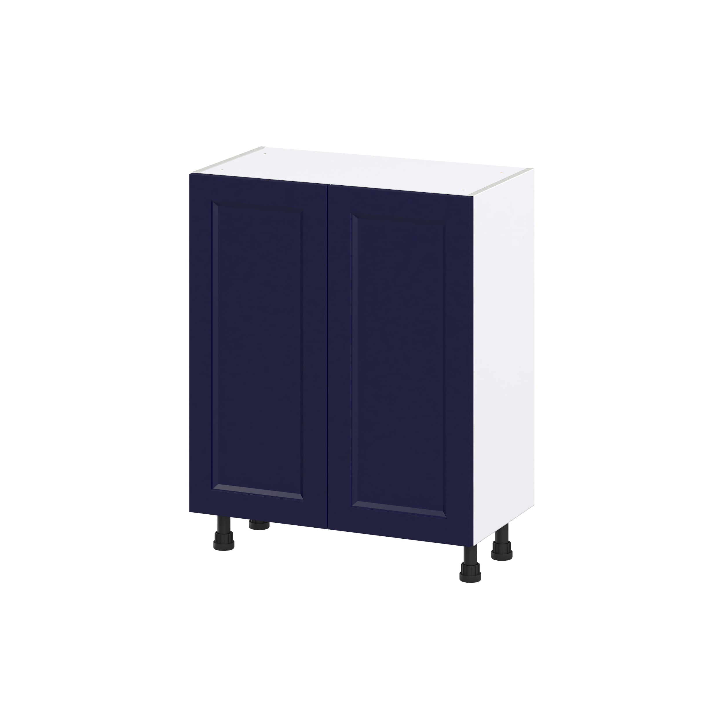 Hugo&Borg DSB2714FH-LO Lorette 27-in W x 34.5-in H x 14-in D Navy Blue Base Fully assembled Cabinet (Recessed Panel Shaker)