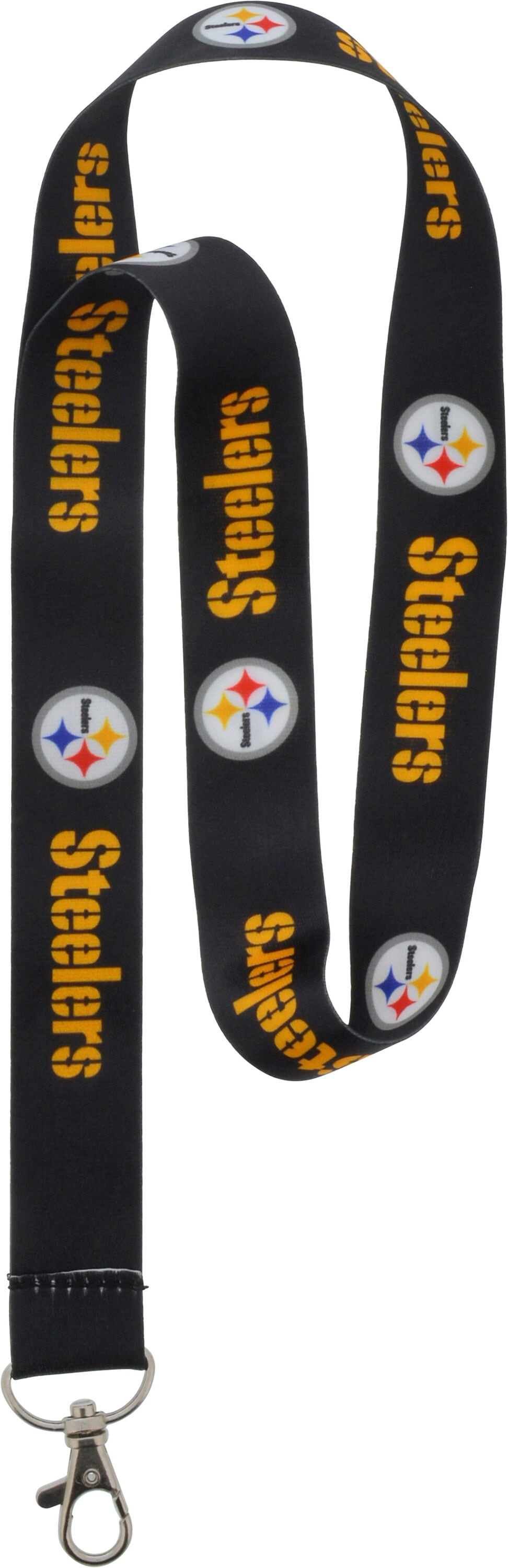 Hillman 712191 Pittsburgh Steelers Black and yellow Lanyard