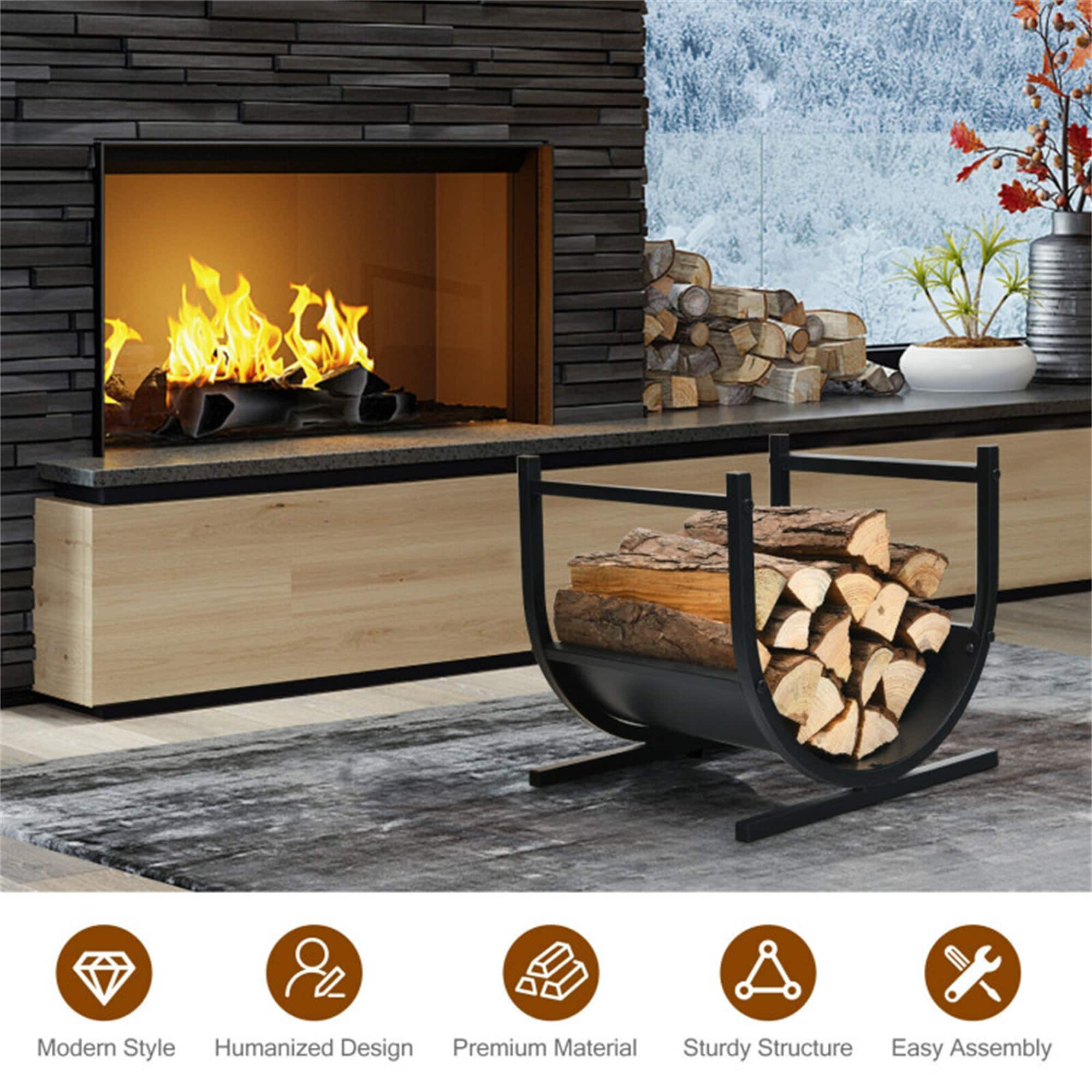 BABOOM BOM-P70817-CO Firewood-Storage - View #4