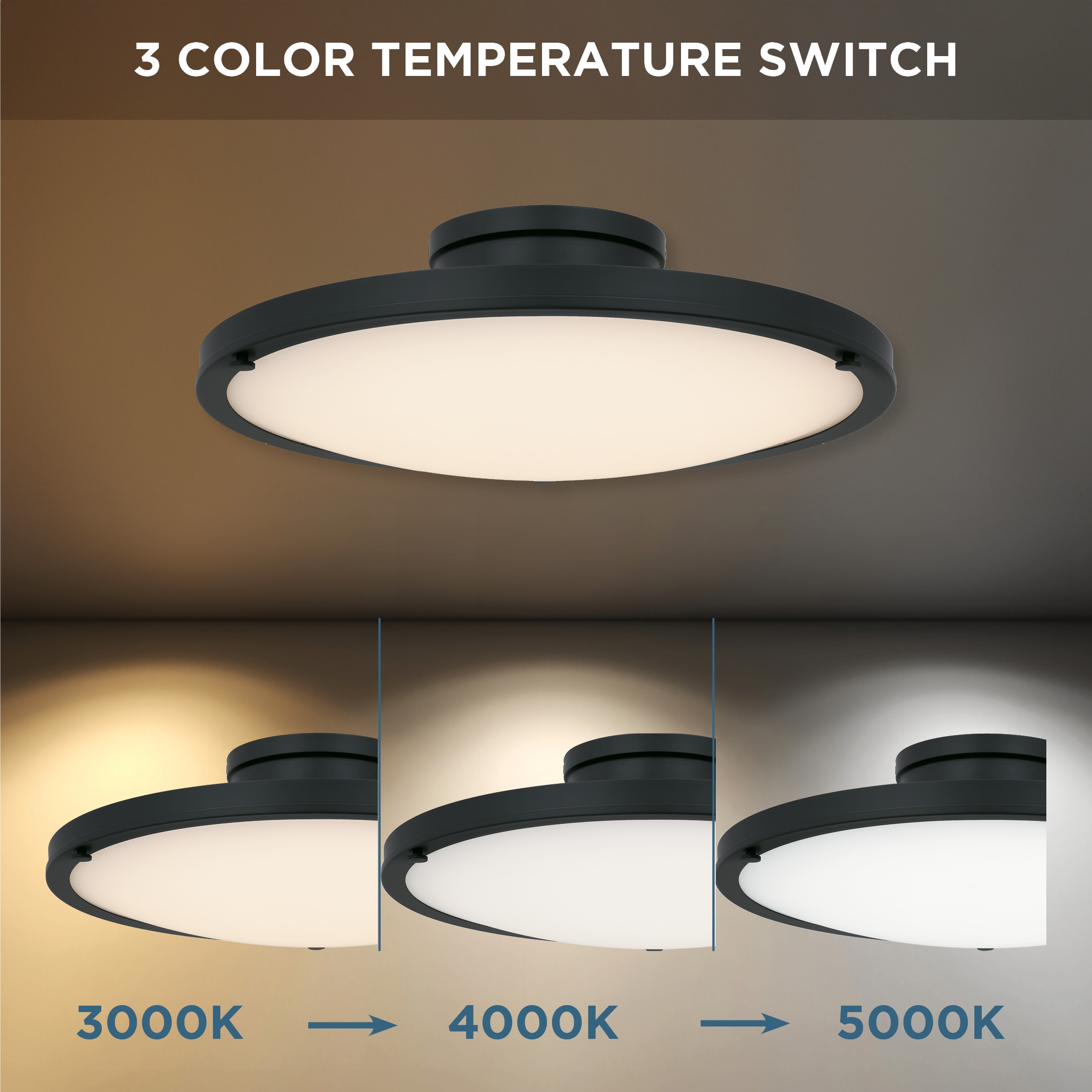 Quoizel QSF6784MBK flushmounts - View #5