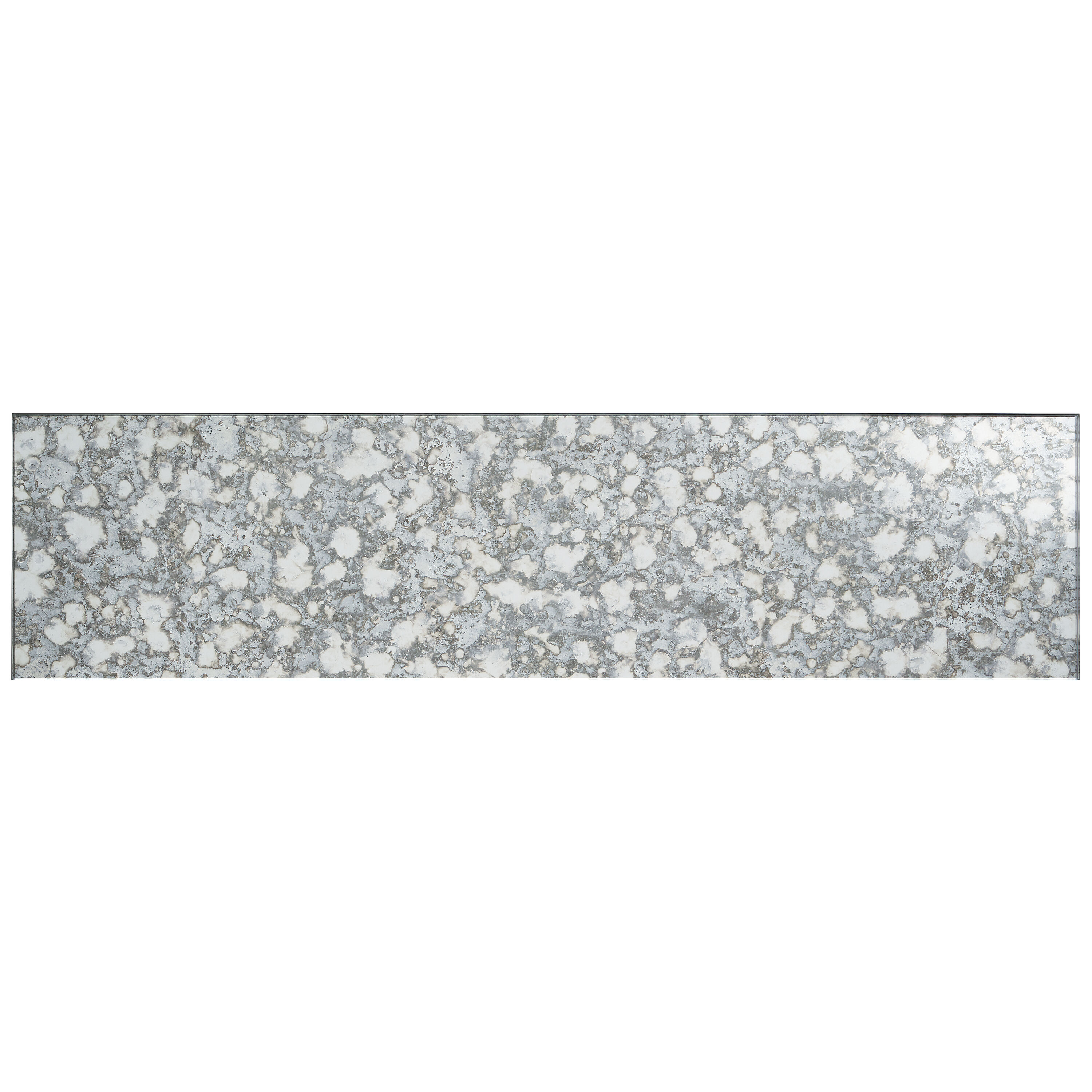 Artmore Tile EXT3RD109089 Sample - Jorah Silver 4-in x 16-in Polished Glass Subway Wall Tile