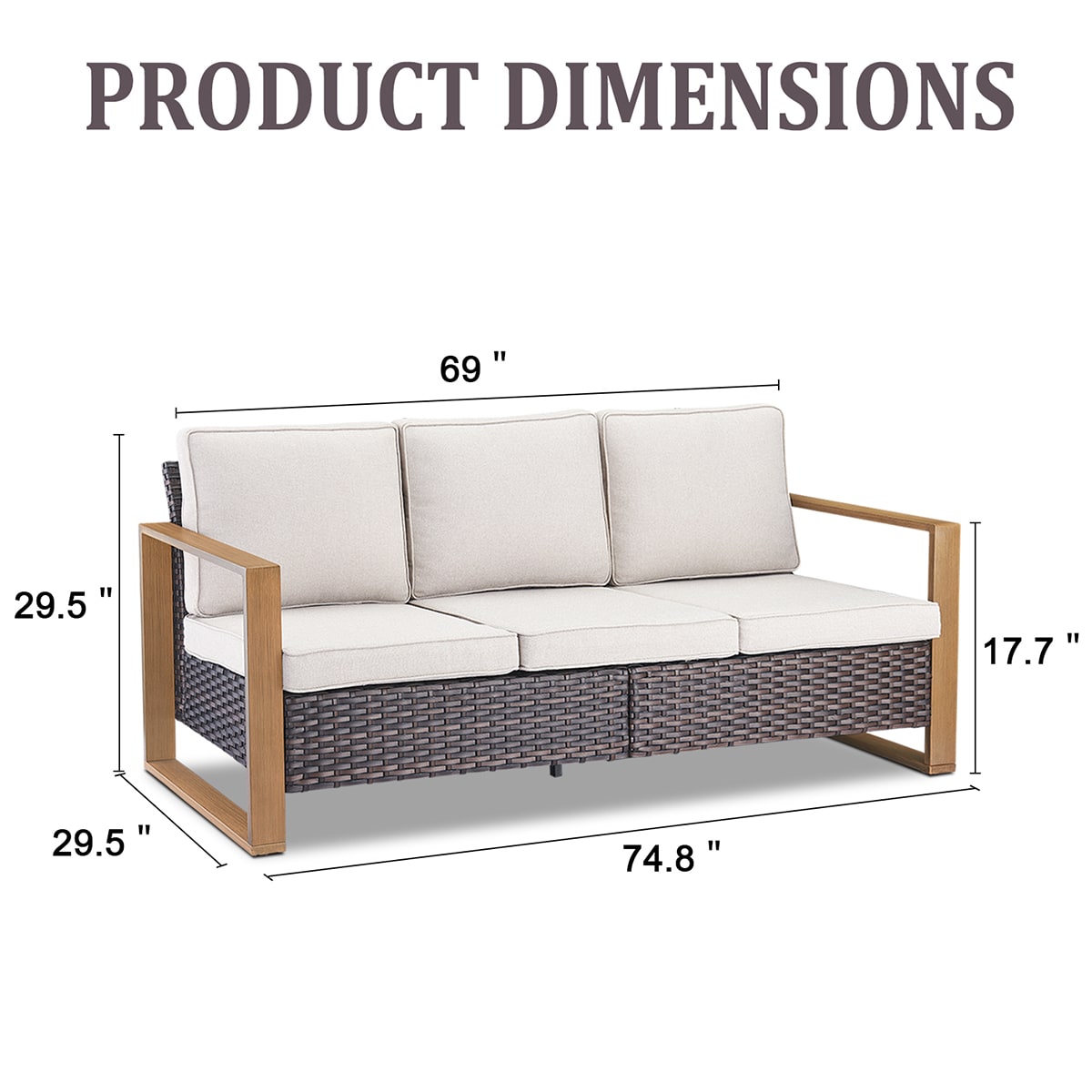 Rilyson FS126-2 Patio-Sofas-Daybeds - View #2