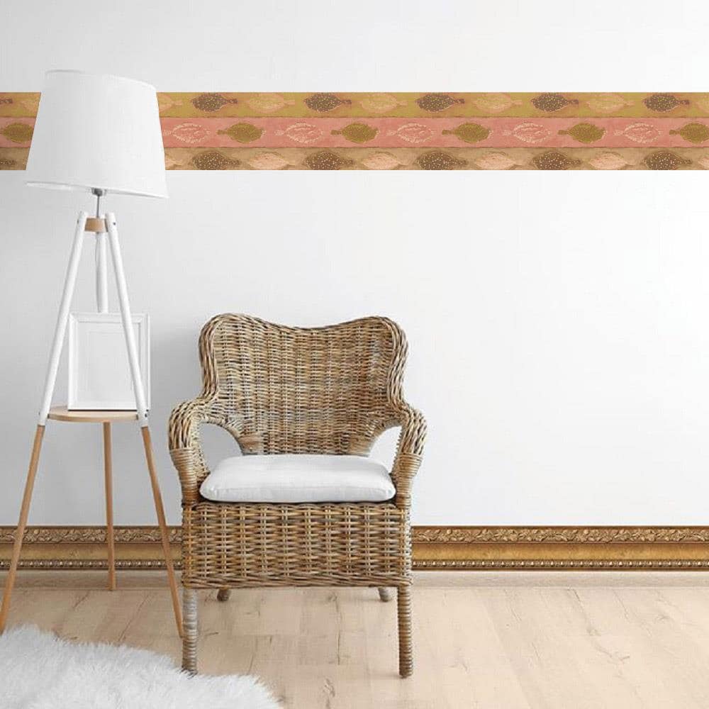Cabin Stripe wallpaper border Wallpaper  Spoonflower