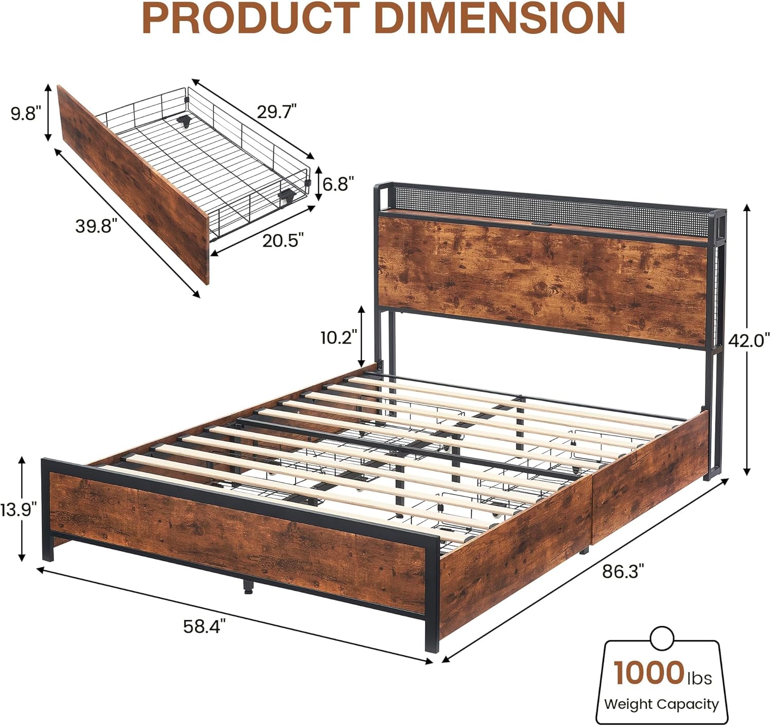 Qeetex LHF-BED-PHO-0ZD4TLQU beds - View #2