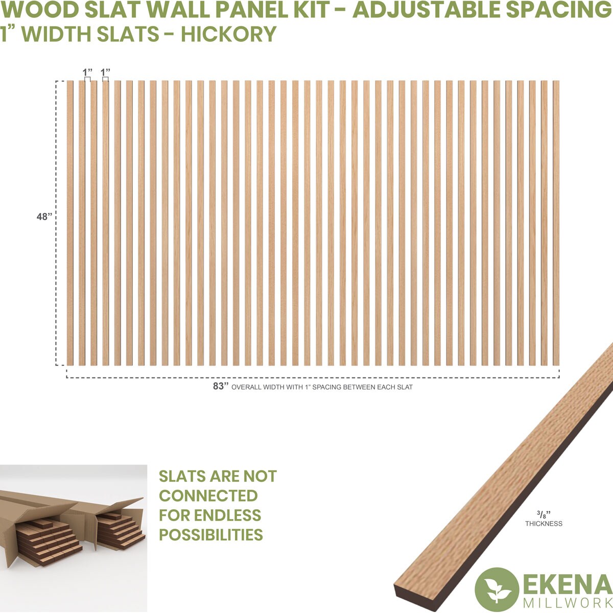 Ekena Millwork SWW84X48X0375HI Wall-Planks - View #2