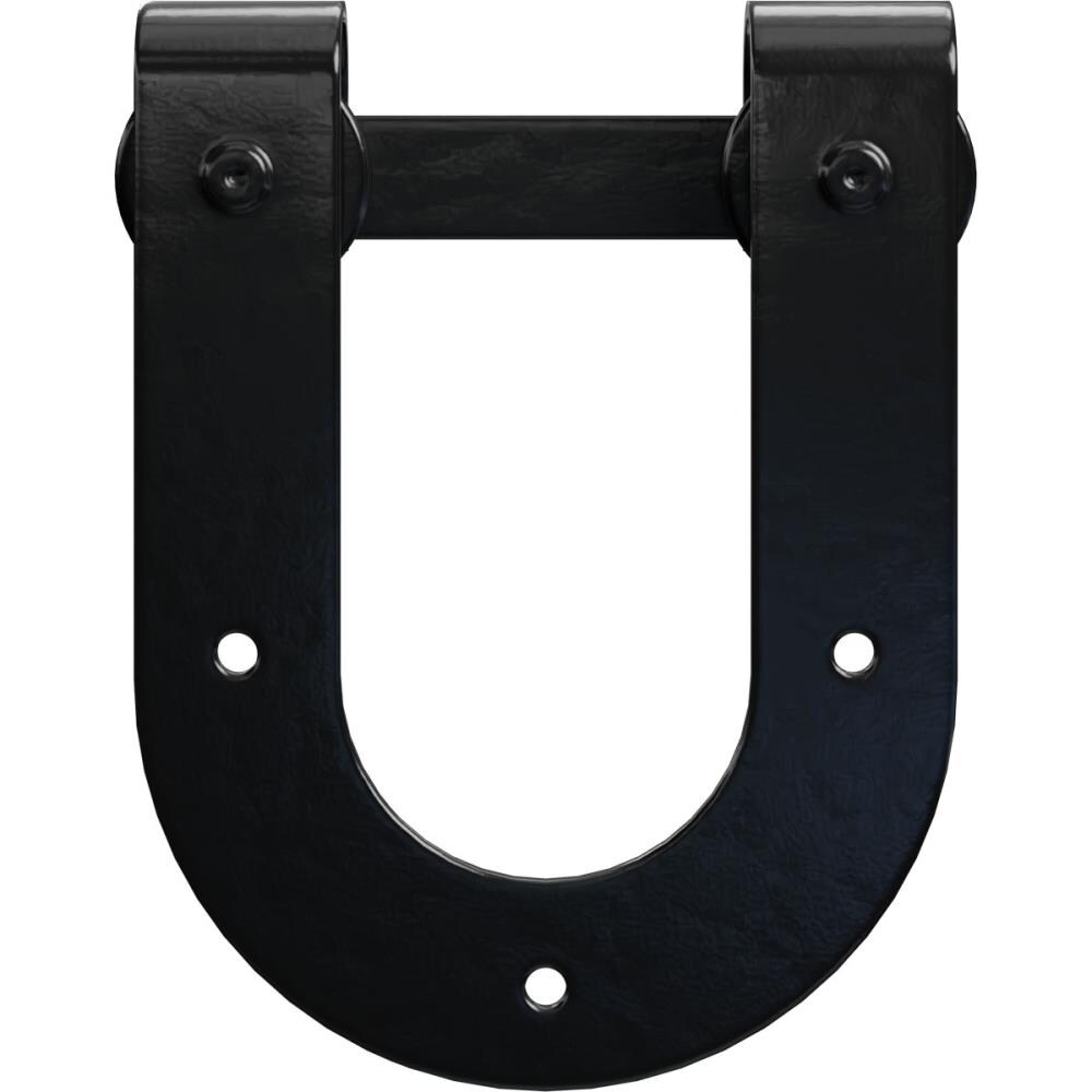 Goldberg Brothers GB60014R2BL Black Indoor Horseshoe Single Double Barn door hanger