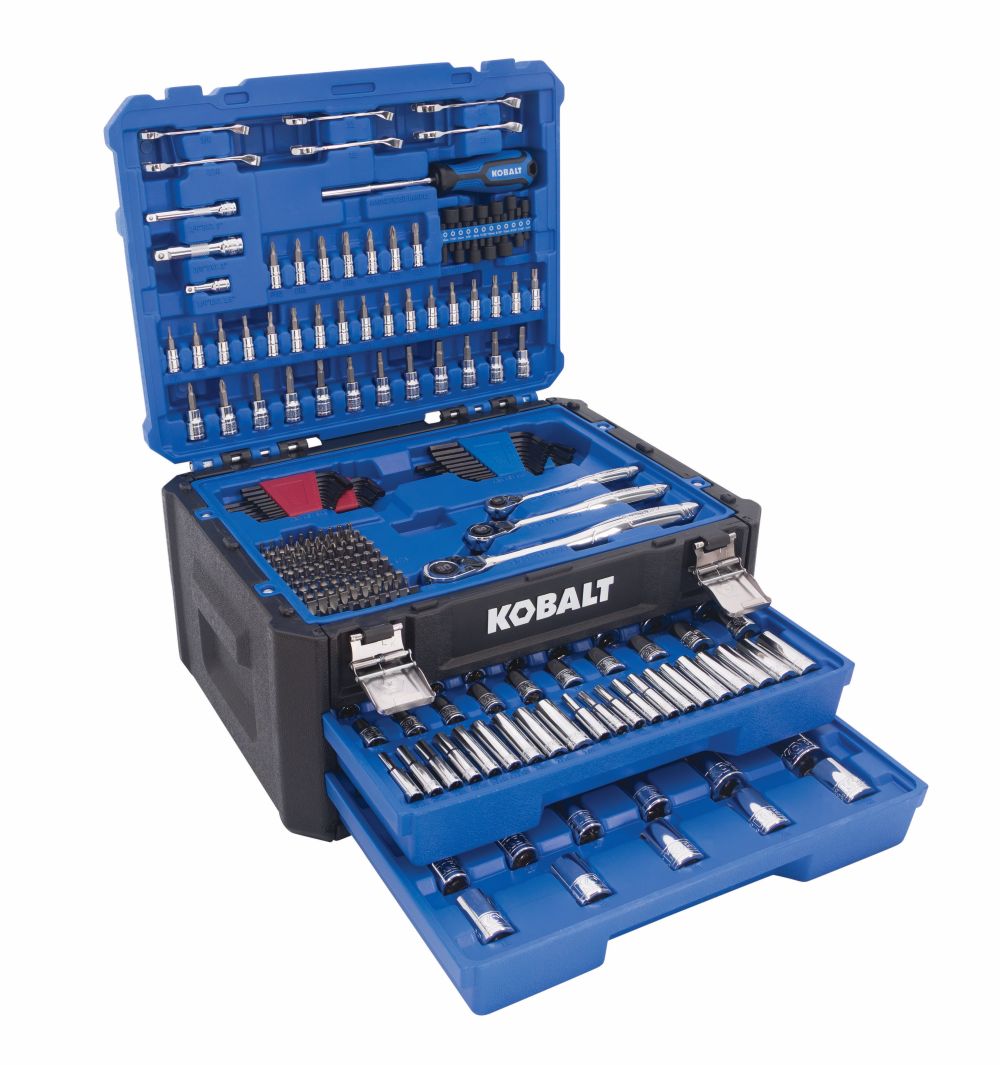 Kobalt 302 -Piece Metric and standard (SAE) Mechanics Tool Set with Hard Case