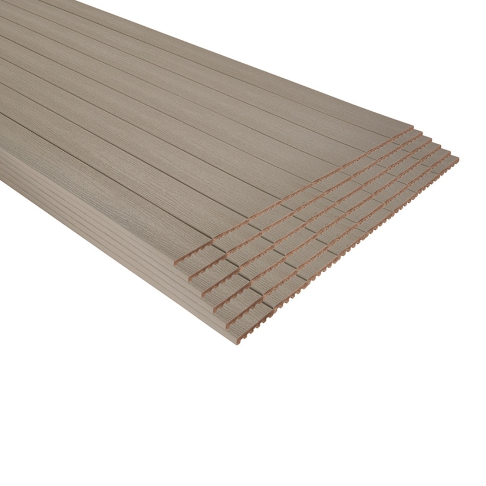 Trex TP010616E2G56 Enhance Basics 1-in x 6-in x 16-ft Tide Pool Grooved Composite Deck board 56 -Pack
