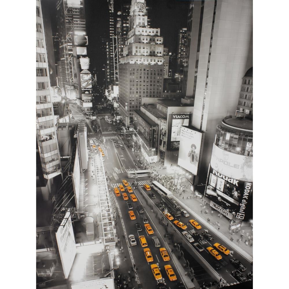 Red Lantern CAN-ART-NY4 31.5-in H x 23.5-in W Cityscape Print on Canvas