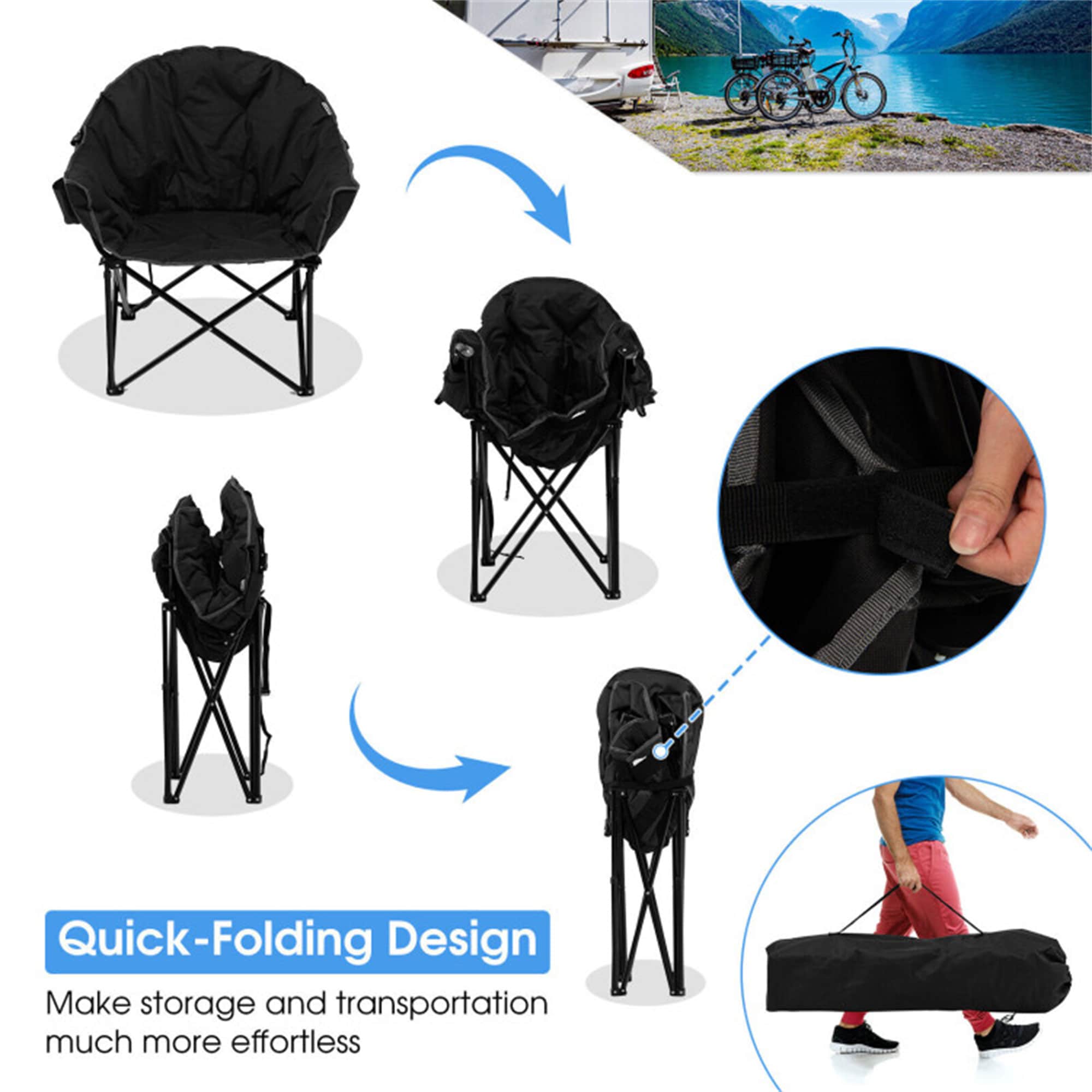 BABOOM BOM-70502DK-CO Beach-Camping-Chairs - View #8