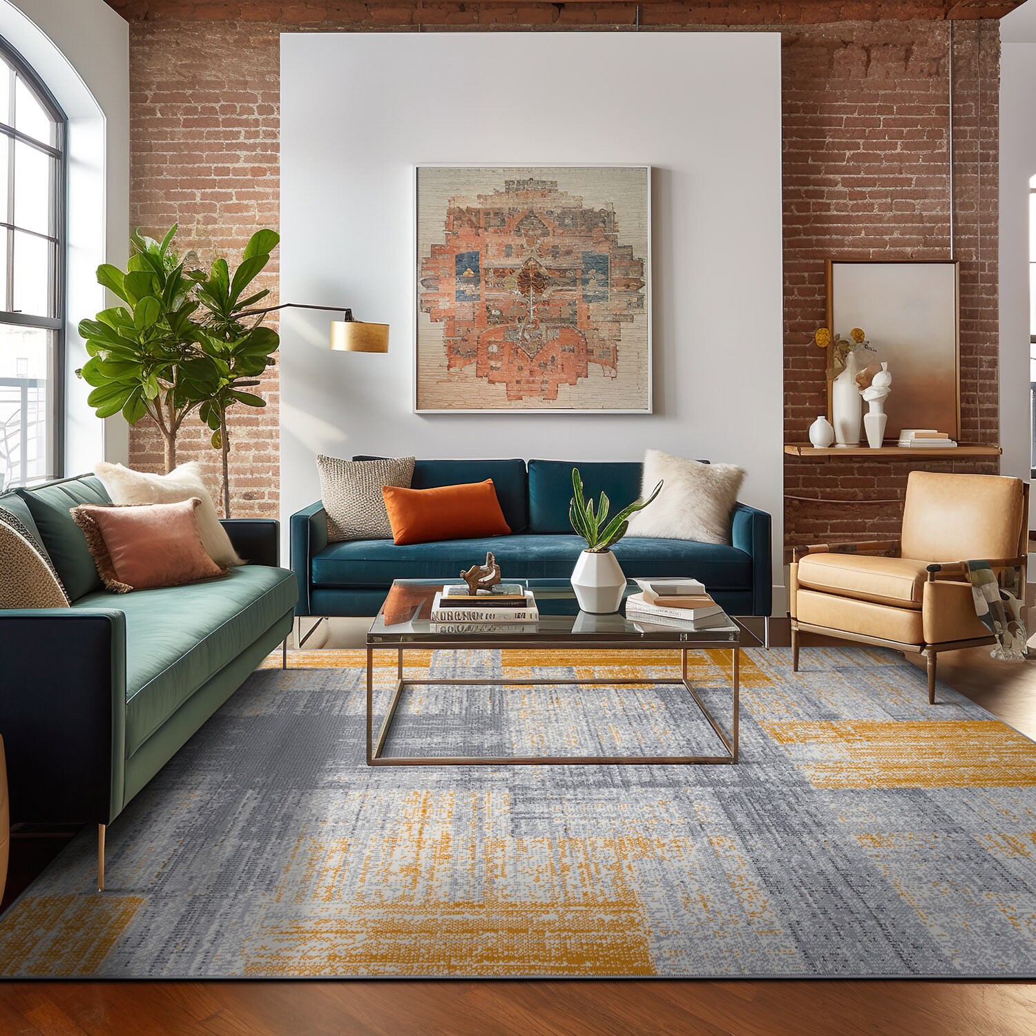 World Rug Gallery 3008YELLOW8X10 rugs - View #6