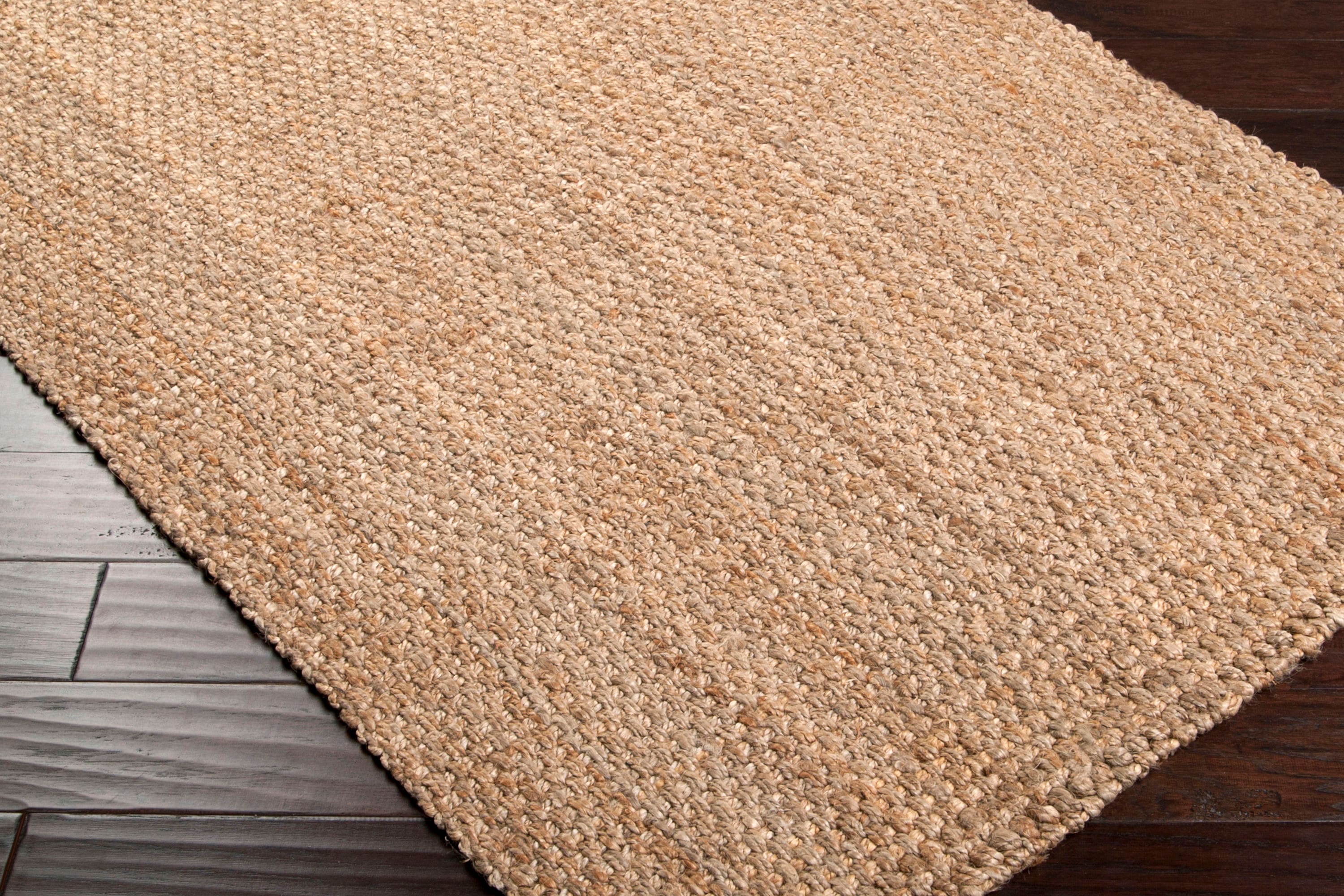 Corral Sand Flipped Shaft Wing Heart Jute Rug Ankle A3462